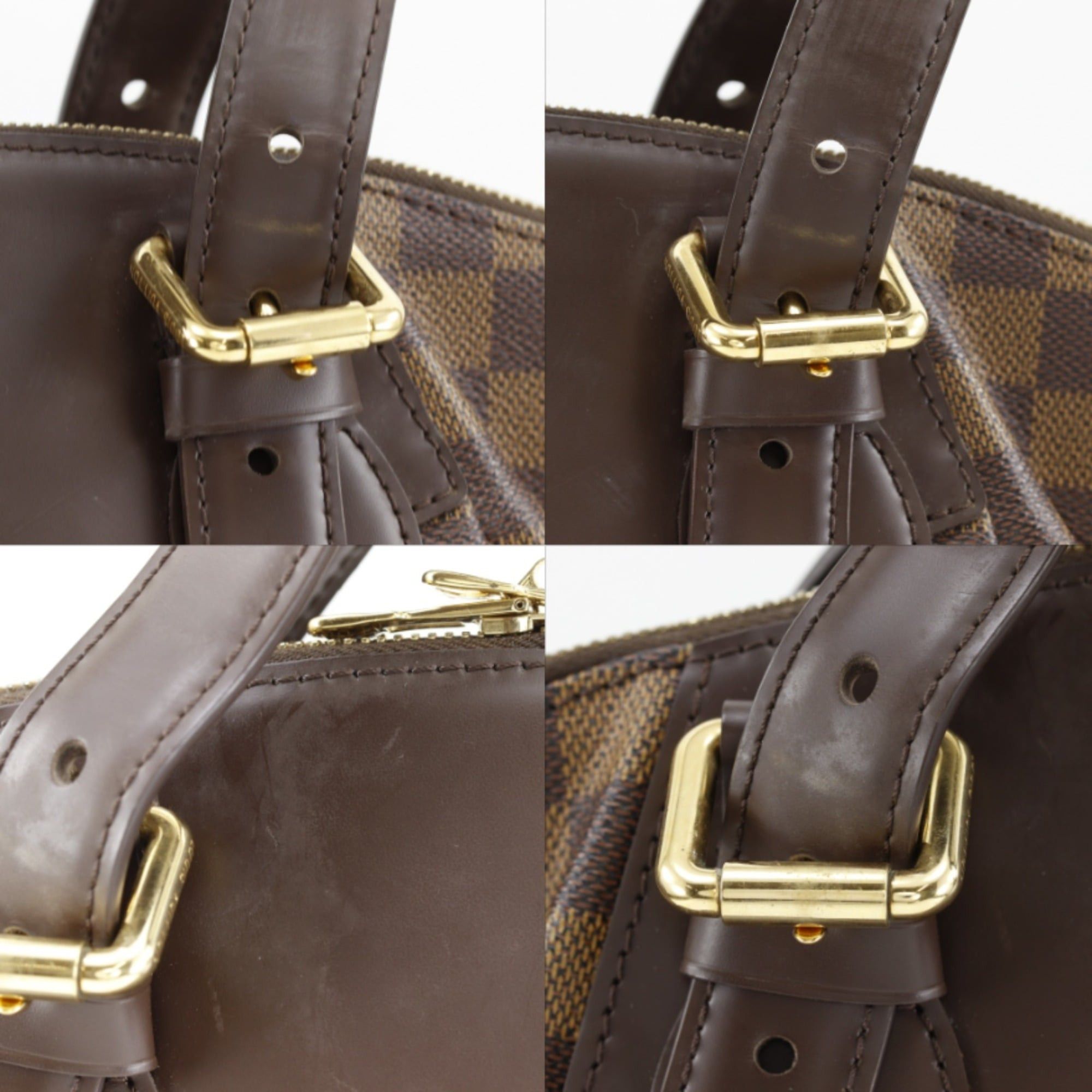 Louis Vuitton Louis Vuitton Verona MM Tote Bag N41118 Damier Canvas 2011 Brown VI1161 A4 Women's Size ONE SIZE - 13 Thumbnail