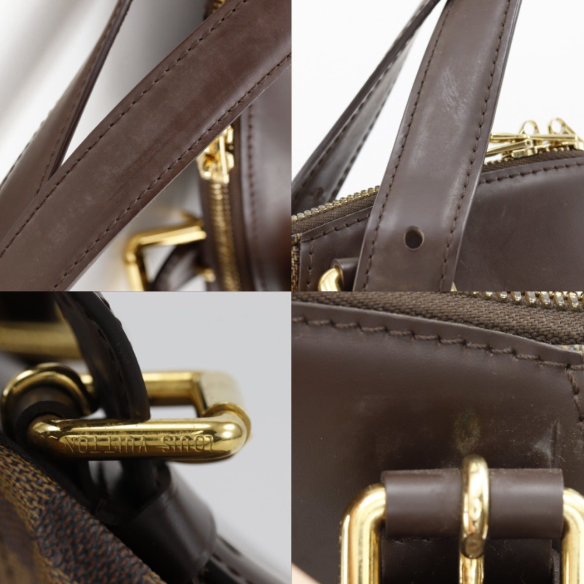 Louis Vuitton Louis Vuitton Verona MM Tote Bag N41118 Damier Canvas 2011 Brown VI1161 A4 Women's Size ONE SIZE - 15 Thumbnail