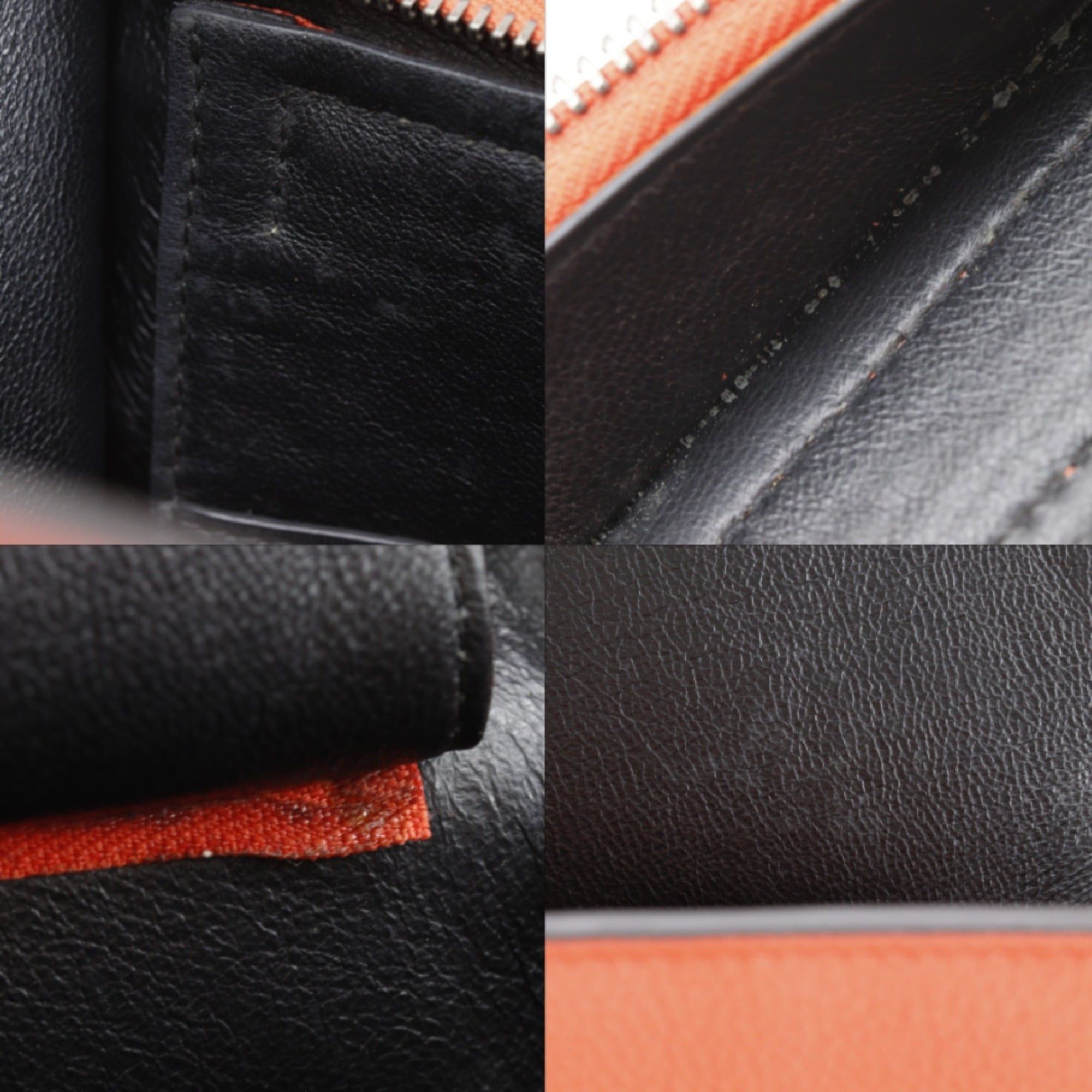 Celine Celine Trapeze Medium Handbag 2-Way Shoulder Bag S-SN-0112 Leather Orange 2-way A5 Flap Women's Size ONE SIZE - 9 Thumbnail