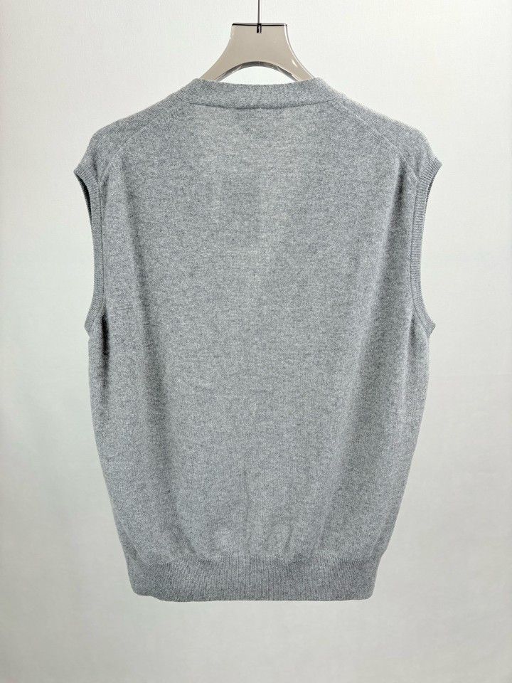 Loro Piana Loro Piana Cashmere V-Neck Vest Size 52 Size US L / EU 52-54 / 3 - 2 Thumbnail