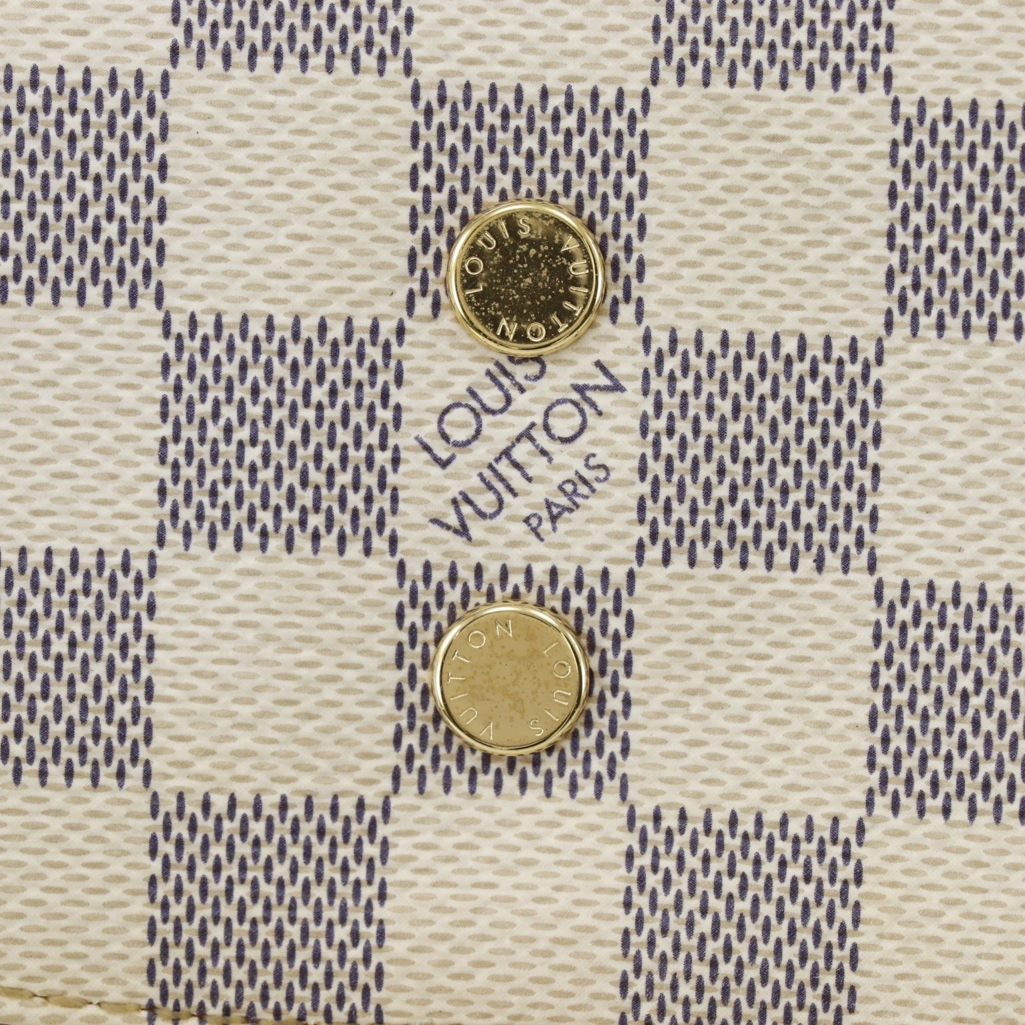 Louis Vuitton Louis Vuitton Speron Backpack/Daypack N41578 Damier Azur Canvas 2016 White SR2136 2-way Belt Buckle Women's Size ONE SIZE - 17 Thumbnail