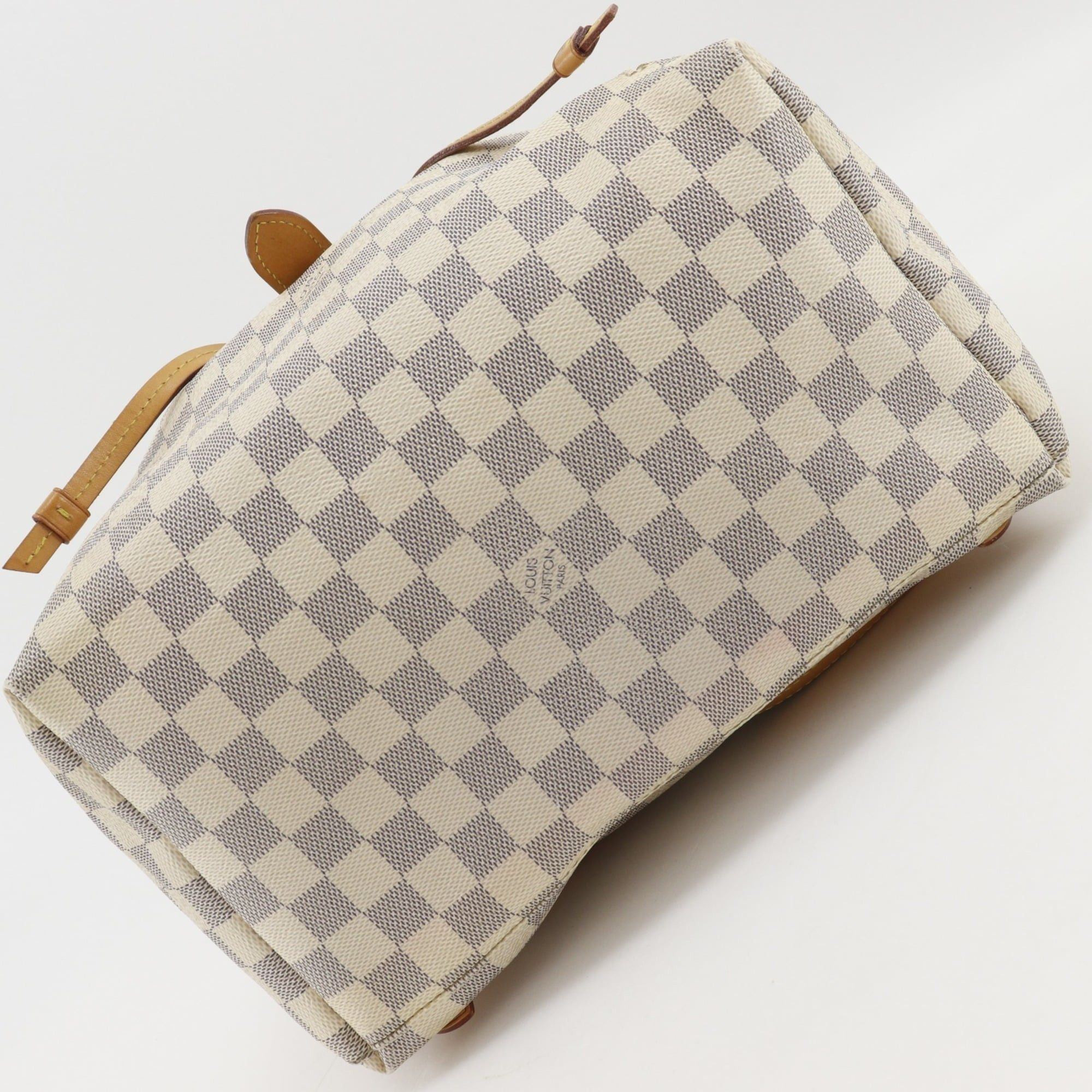 Louis Vuitton Louis Vuitton Speron Backpack/Daypack N41578 Damier Azur Canvas 2016 White SR2136 2-way Belt Buckle Women's Size ONE SIZE - 16 Thumbnail