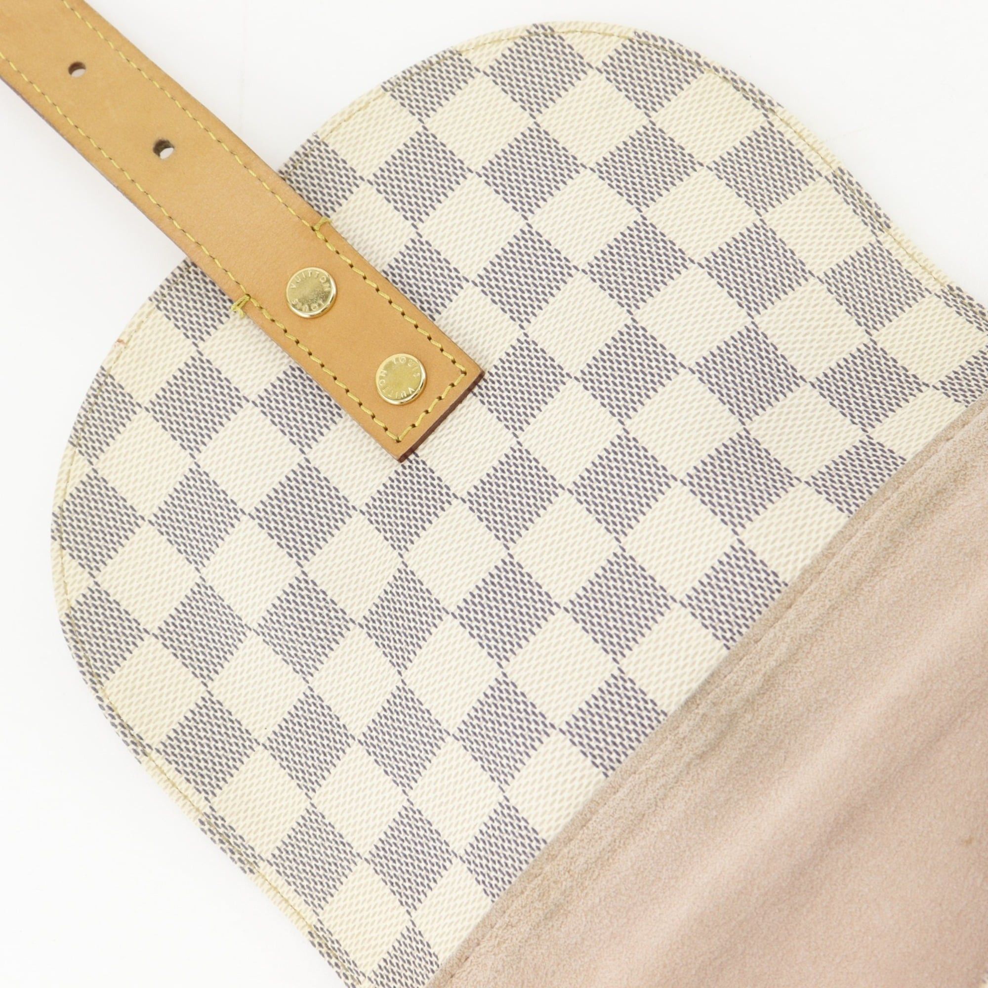 Louis Vuitton Louis Vuitton Speron Backpack/Daypack N41578 Damier Azur Canvas 2016 White SR2136 2-way Belt Buckle Women's Size ONE SIZE - 7 Thumbnail