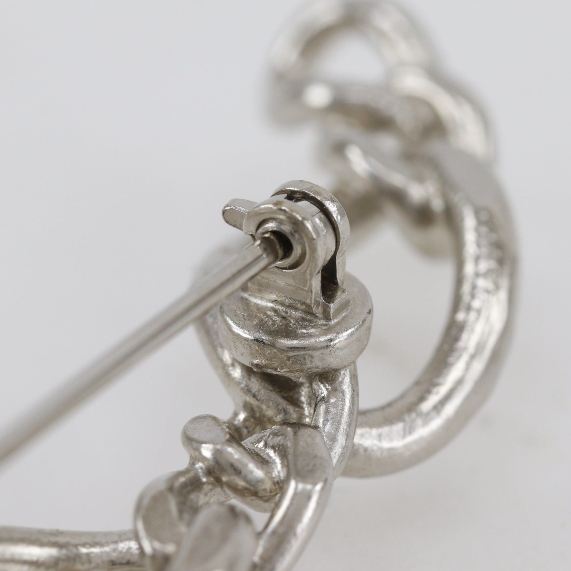 Chanel Chanel Coco Mark Brooch, Openwork Chain, Metal, Made in France, 2006, Silver, 06P, Approx. 40g, Women's. Size ONE SIZE - 8 Thumbnail
