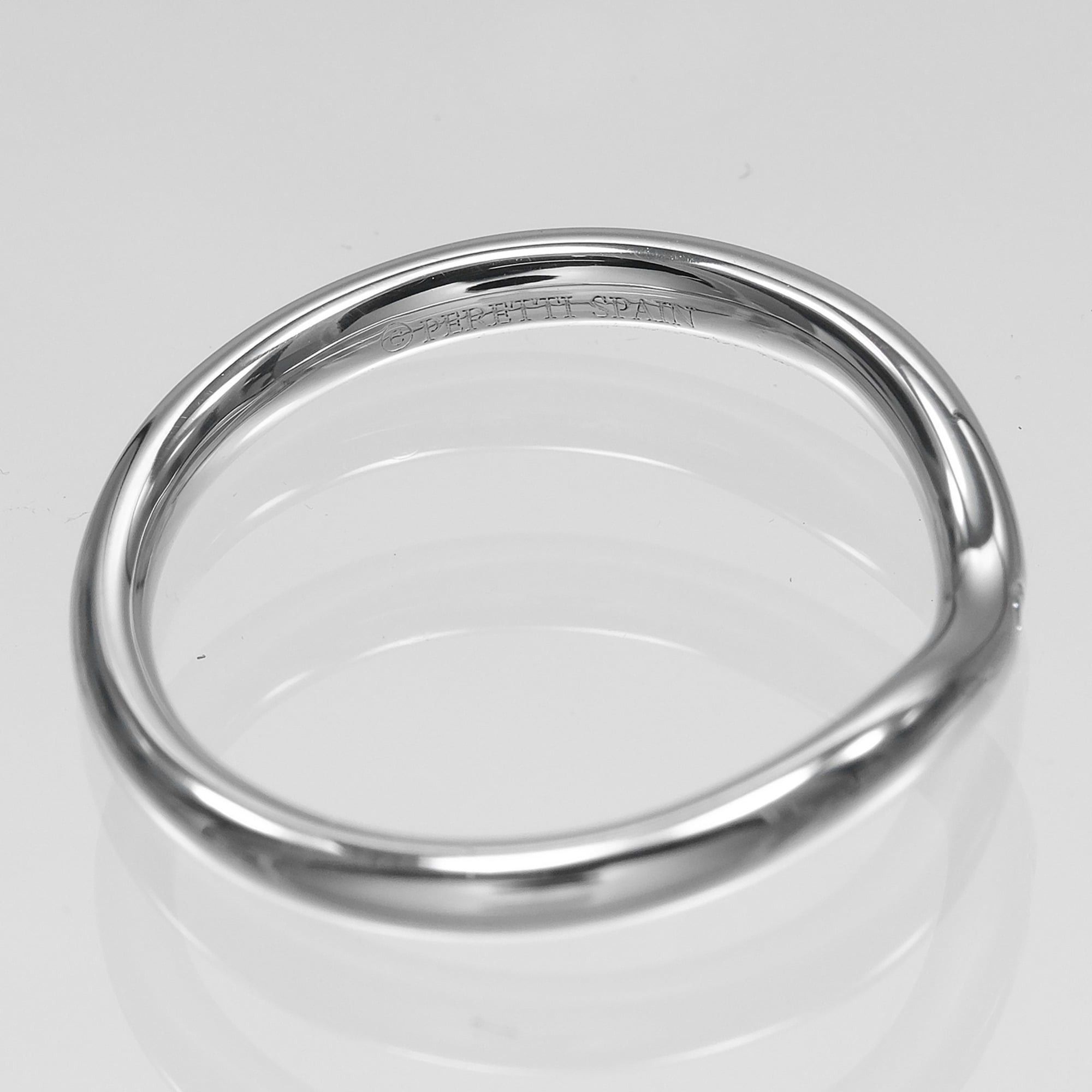 Tiffany & Co. Tiffany & Co. Curved Band Ring, Size 9, Platinum 950, Diamond, Approx. 3.7g. Size ONE SIZE - 5 Thumbnail