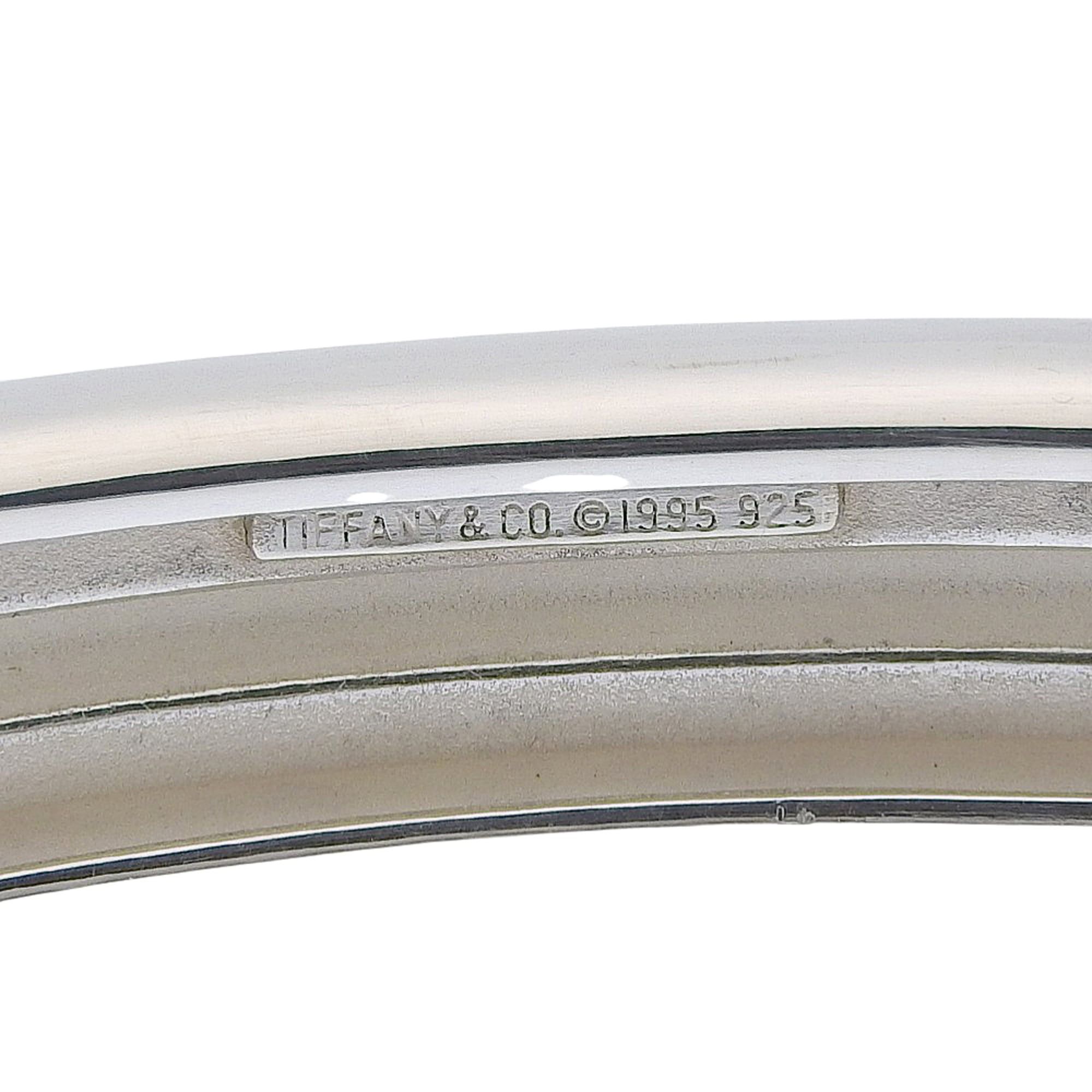Tiffany & Co. Tiffany & Co. Grooved Bangle, Sterling Silver 925, Approx. 46.6g, Unisex. Size ONE SIZE - 5 Thumbnail
