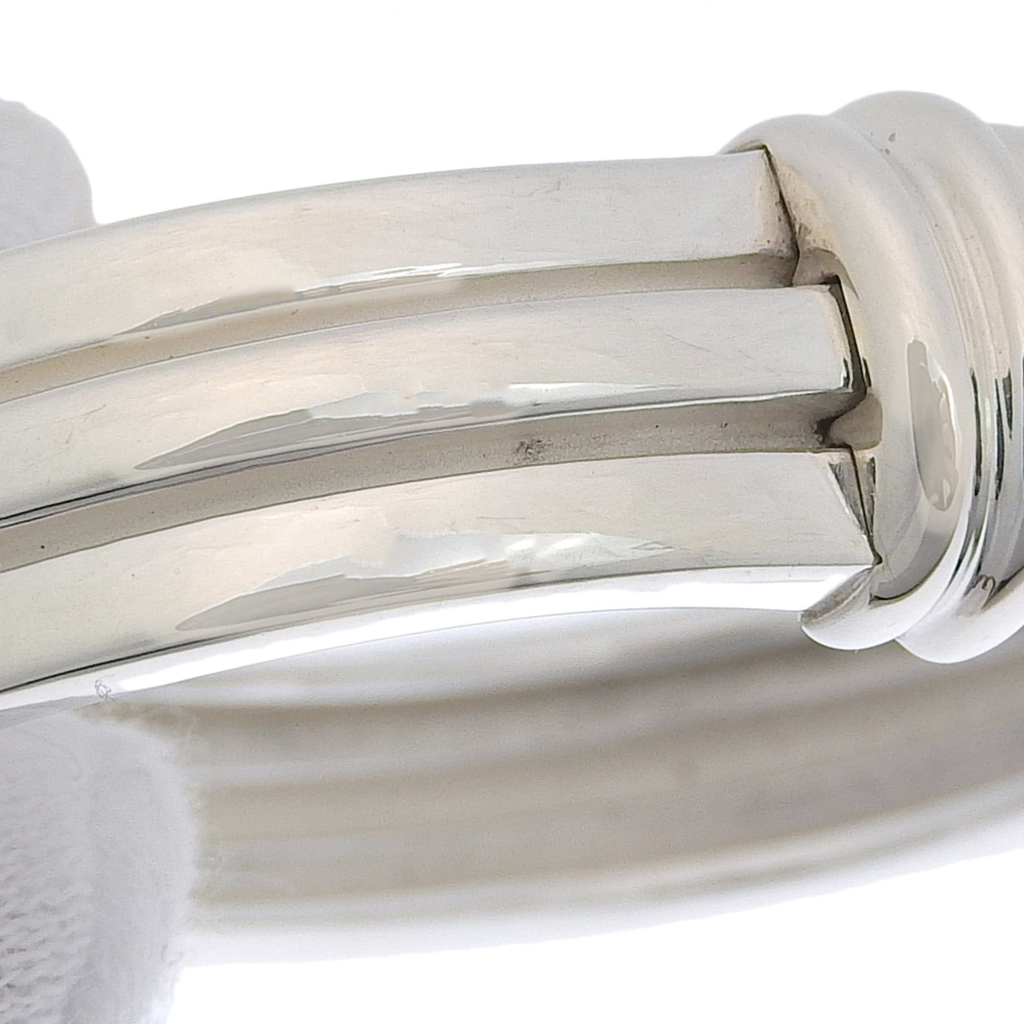 Tiffany & Co. Tiffany & Co. Grooved Bangle, Sterling Silver 925, Approx. 46.6g, Unisex. Size ONE SIZE - 3 Thumbnail