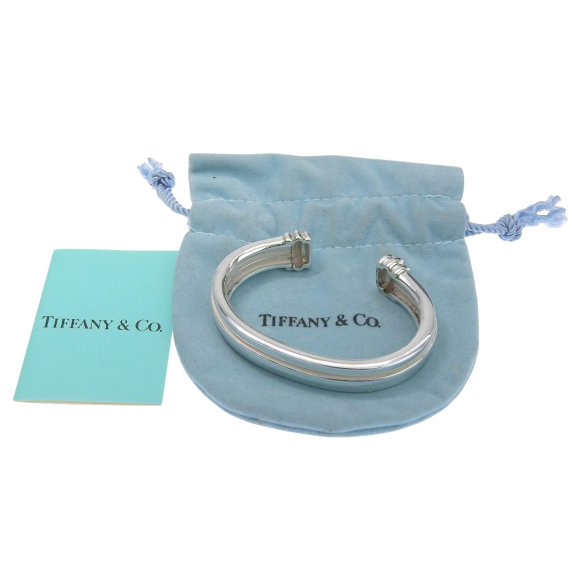 Tiffany & Co. Tiffany & Co. Grooved Bangle, Sterling Silver 925, Approx. 46.6g, Unisex. Size ONE SIZE - 6 Thumbnail