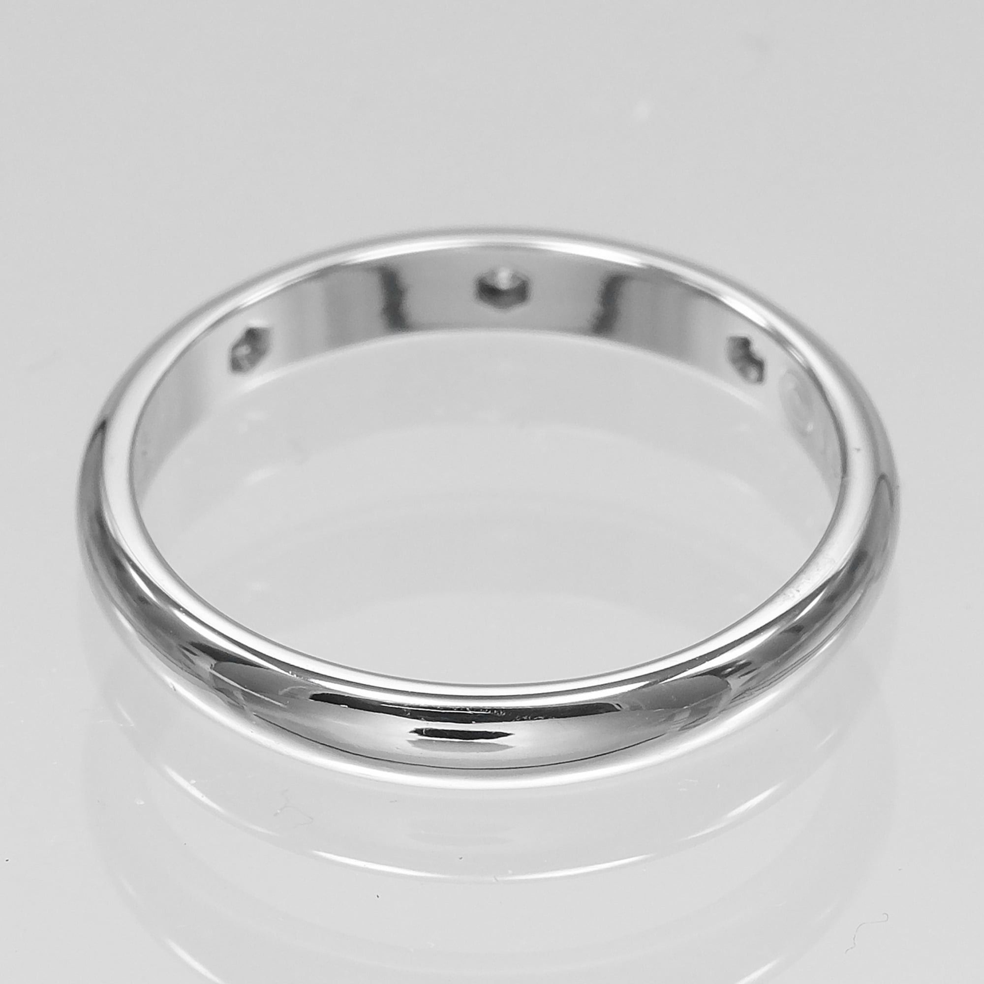 Cartier Cartier 1895 Wedding Ring, Size 8, Platinum 950, 3 Diamonds, Approx. 3g. Size ONE SIZE - 7 Thumbnail