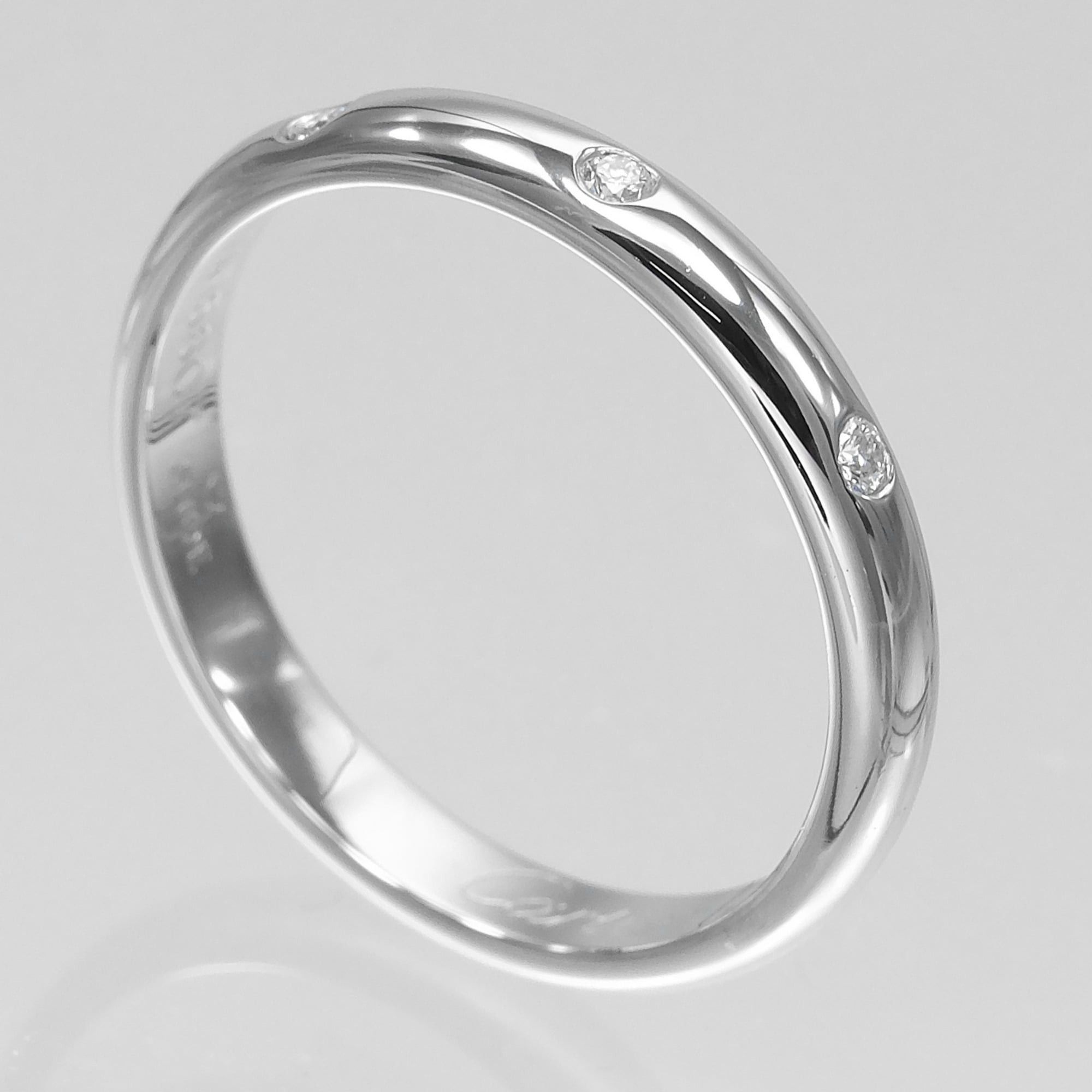 Cartier Cartier 1895 Wedding Ring, Size 8, Platinum 950, 3 Diamonds, Approx. 3g. Size ONE SIZE - 3 Thumbnail
