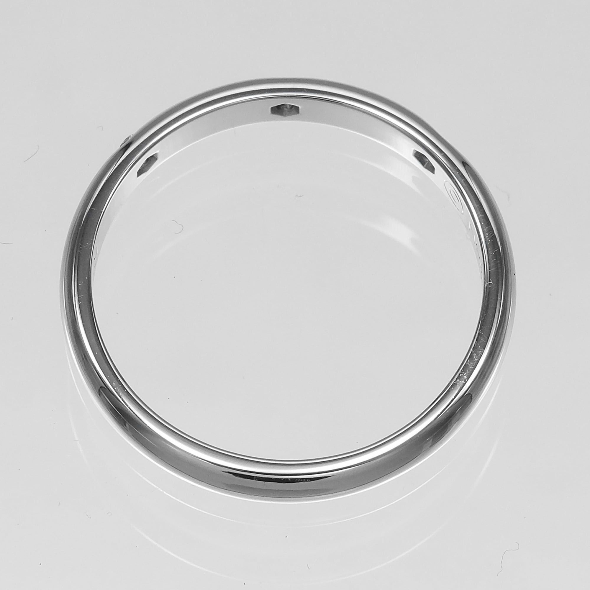 Cartier Cartier 1895 Wedding Ring, Size 8, Platinum 950, 3 Diamonds, Approx. 3g. Size ONE SIZE - 8 Thumbnail