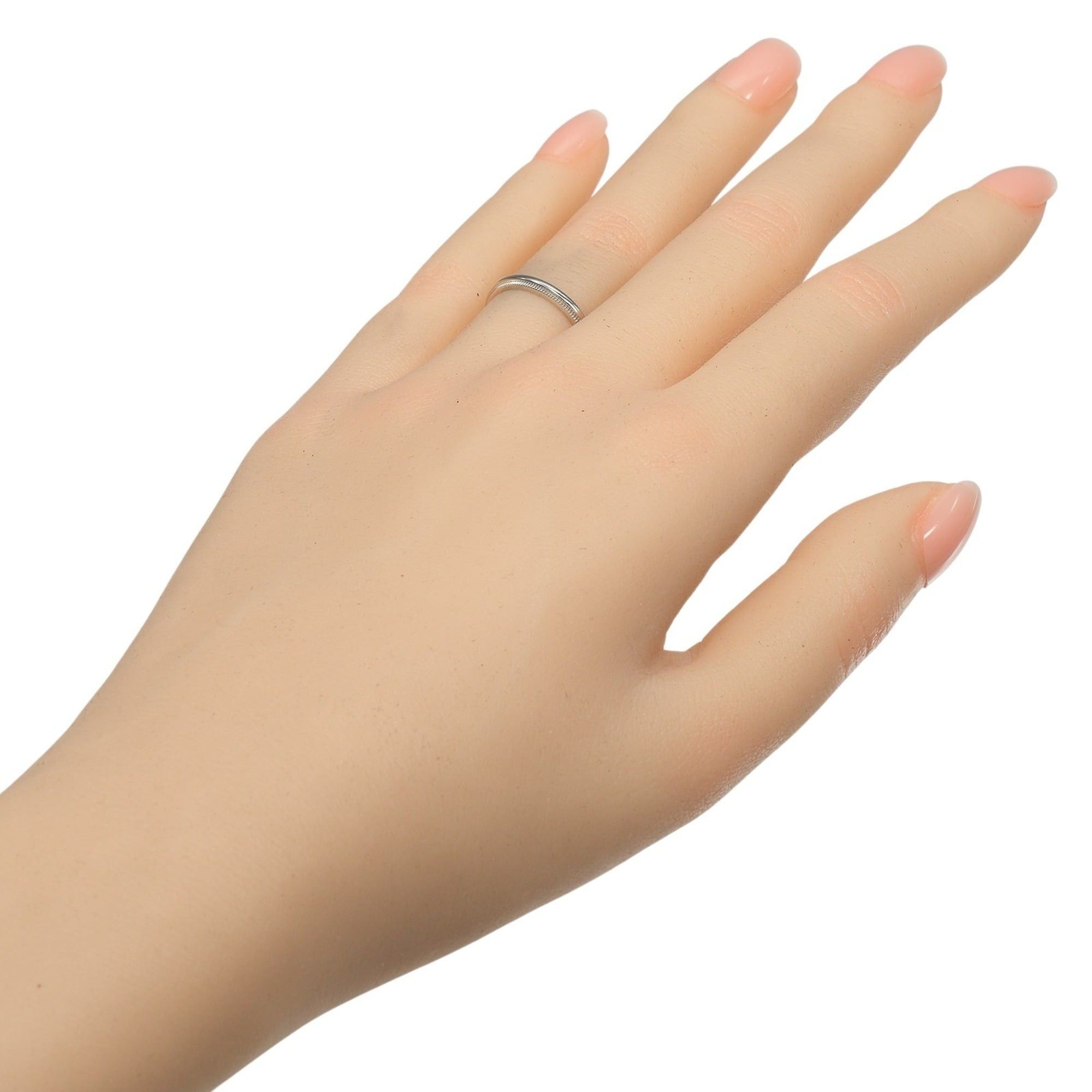 Tiffany & Co. Tiffany & Co. Milgrain Together Ring, Size 6, Platinum 950, Approx. 3.25g Size ONE SIZE - 2 Thumbnail
