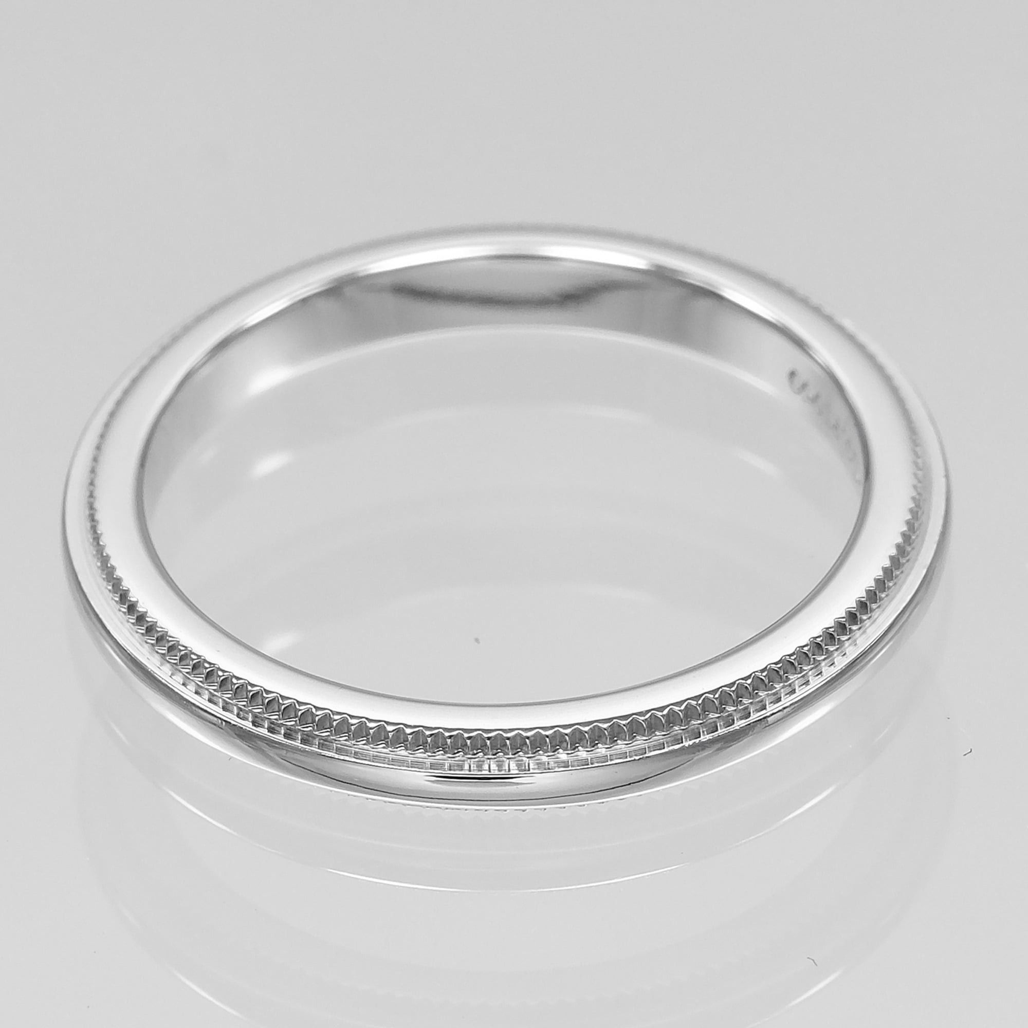 Tiffany & Co. Tiffany & Co. Milgrain Together Ring, Size 6, Platinum 950, Approx. 3.25g Size ONE SIZE - 7 Thumbnail