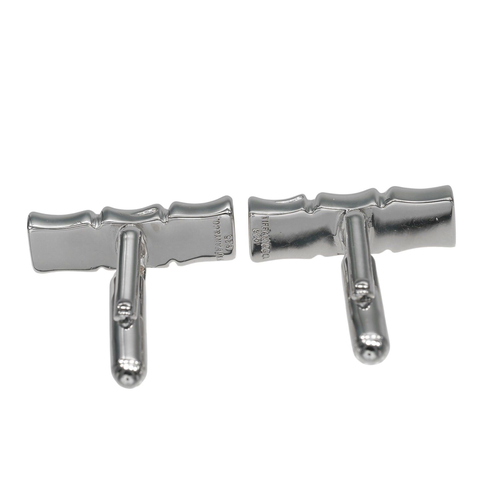 Tiffany & Co. Tiffany & Co. Bamboo Cufflinks, Sterling Silver 925 Size ONE SIZE - 3 Thumbnail