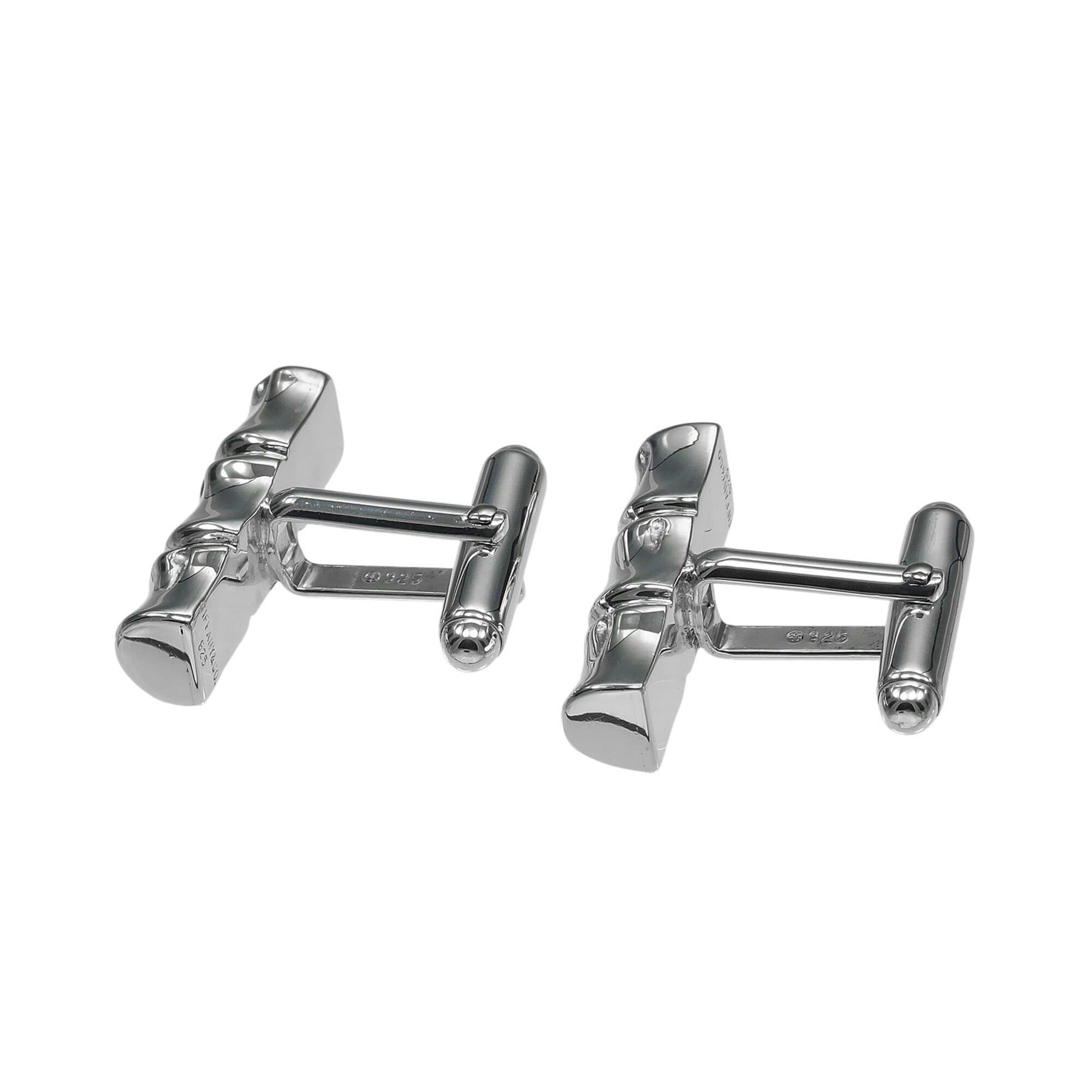Tiffany & Co. Tiffany & Co. Bamboo Cufflinks, Sterling Silver 925 Size ONE SIZE - 6 Thumbnail