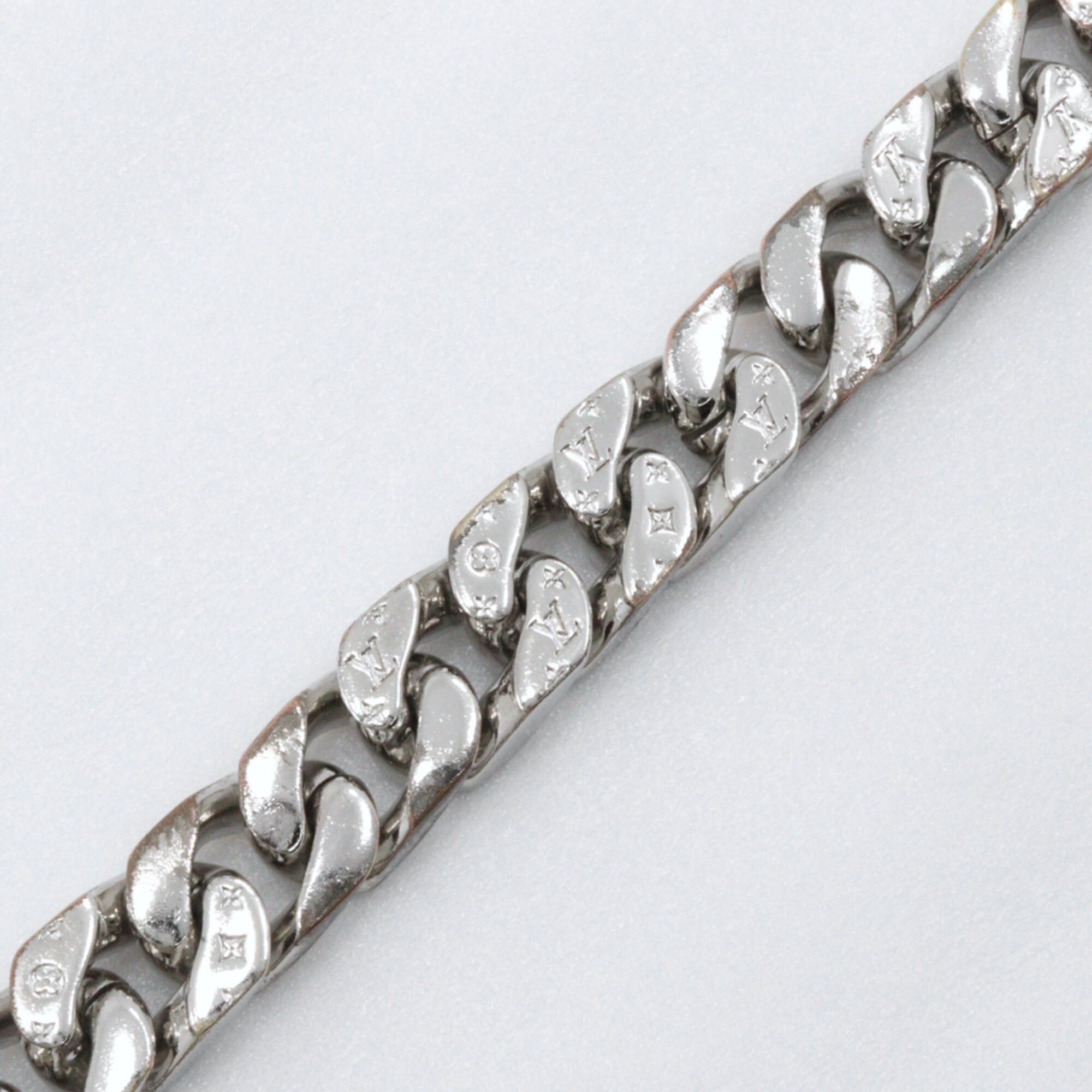Louis Vuitton Louis Vuitton LV Chain Links Bracelet, Silver, M69989, Metal, LE0291, Approx. 78.7g, Unisex. Size ONE SIZE - 4 Thumbnail
