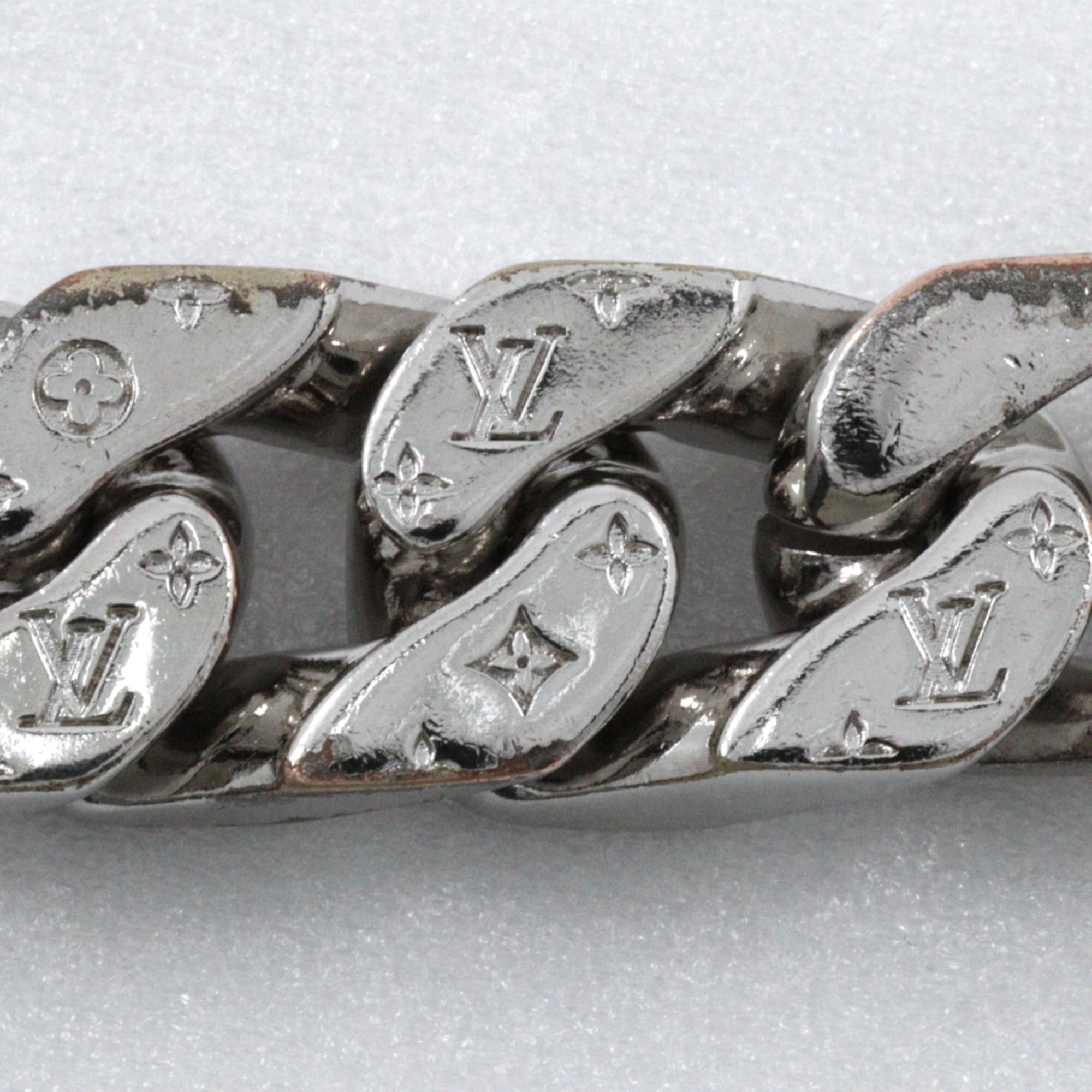 Louis Vuitton Louis Vuitton LV Chain Links Bracelet, Silver, M69989, Metal, LE0291, Approx. 78.7g, Unisex. Size ONE SIZE - 9 Thumbnail