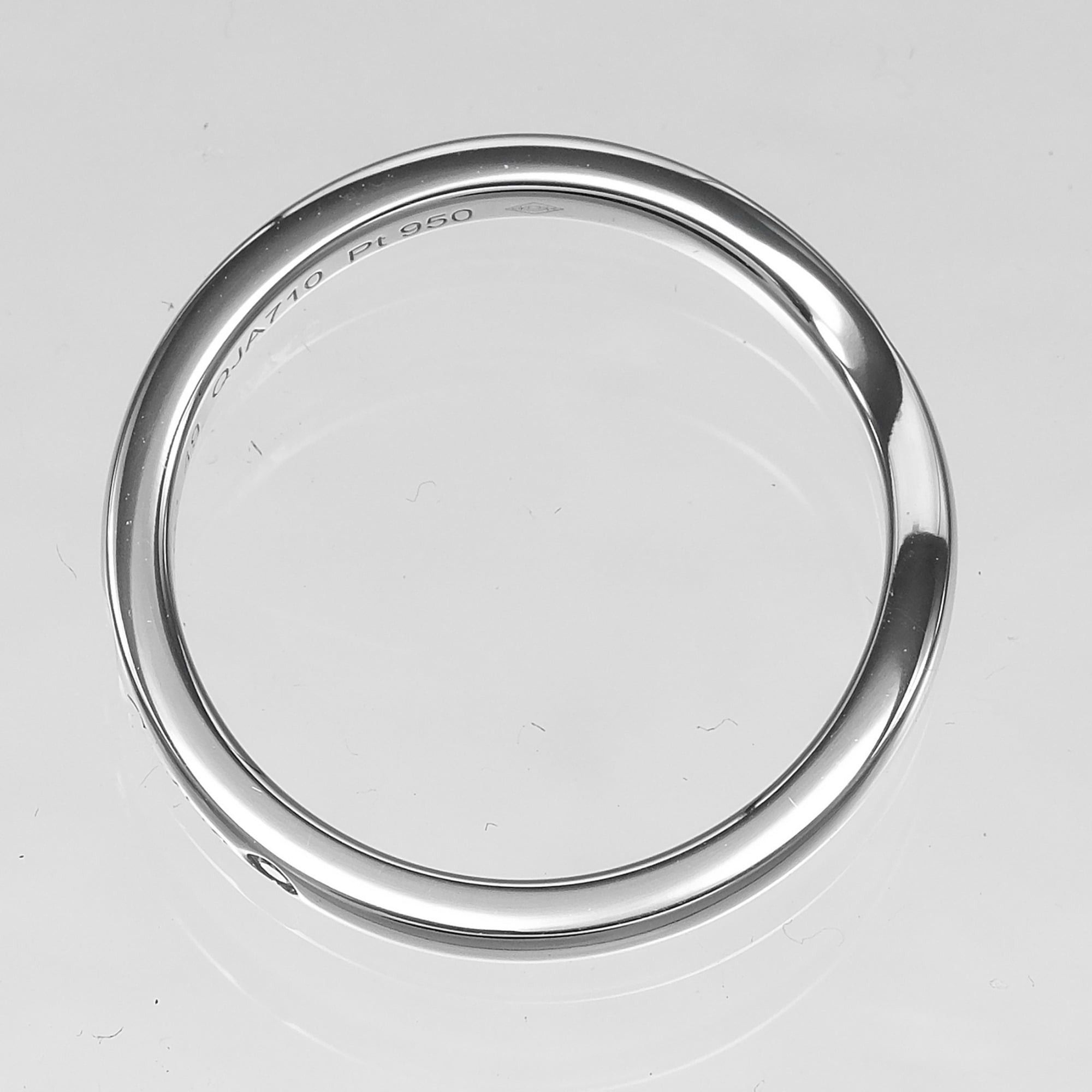 Cartier Cartier Ballerina Ring, Size 8.5, Platinum 950, 3 Diamonds, Approx. 3.15g. Size ONE SIZE - 8 Thumbnail