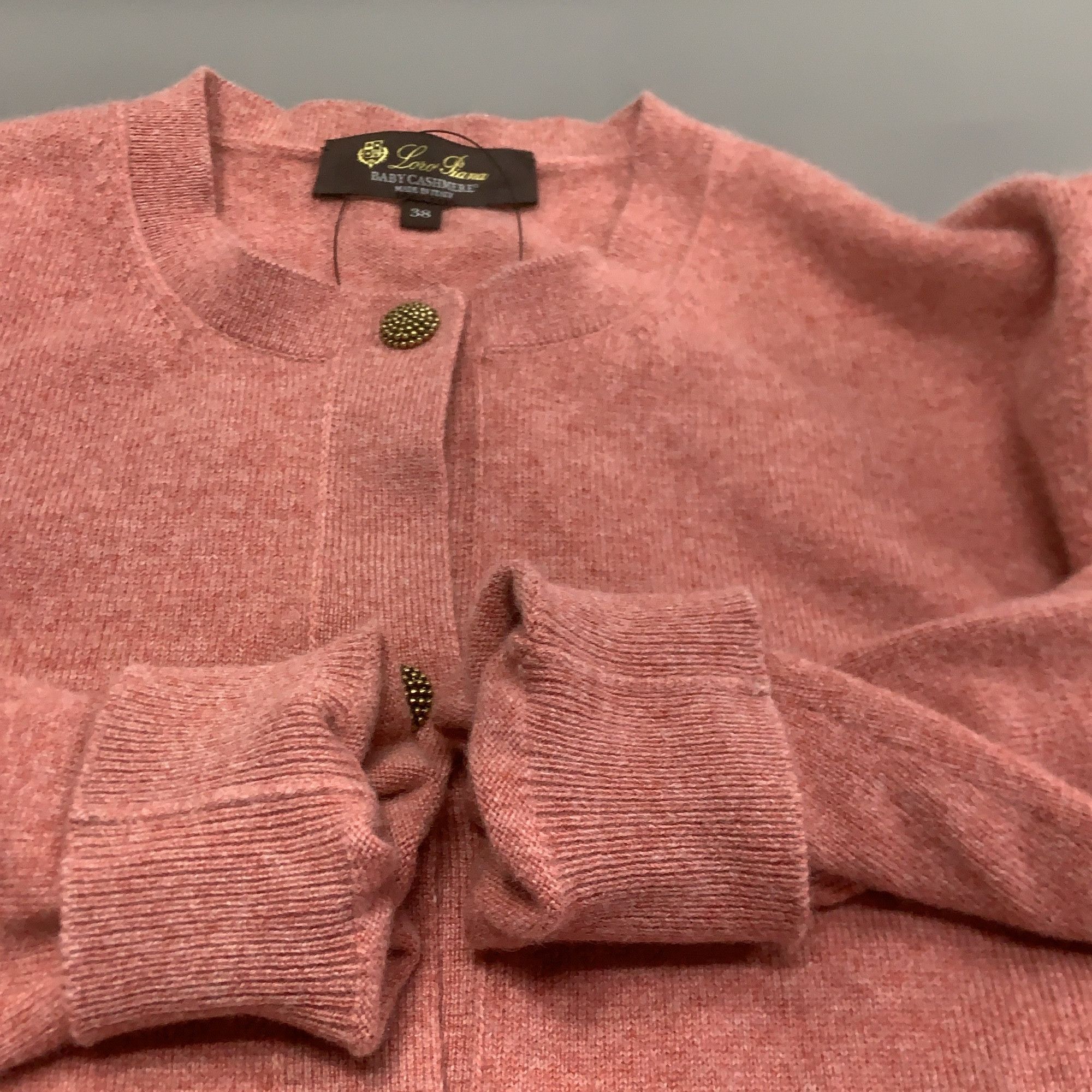 Loro Piana Loro Piana Baby Cashmere Cardigan Rose Size 38 Size XS / US 0-2 / IT 36-38 - 4 Thumbnail