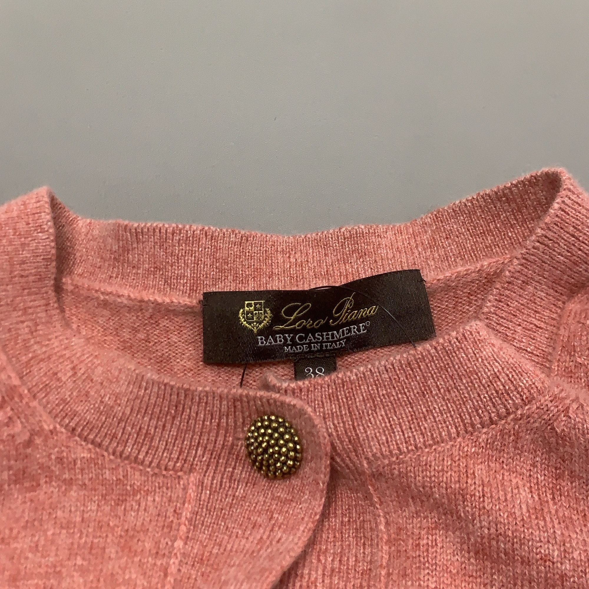 Loro Piana Loro Piana Baby Cashmere Cardigan Rose Size 38 Size XS / US 0-2 / IT 36-38 - 3 Thumbnail
