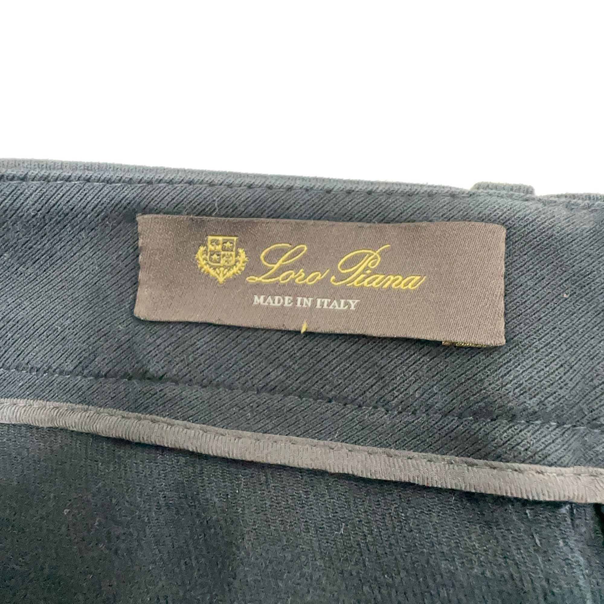 Loro Piana Loro Piana Cotton Zip Hem Casual Pants Size 28 Size US 28 / EU 44 - 3 Thumbnail