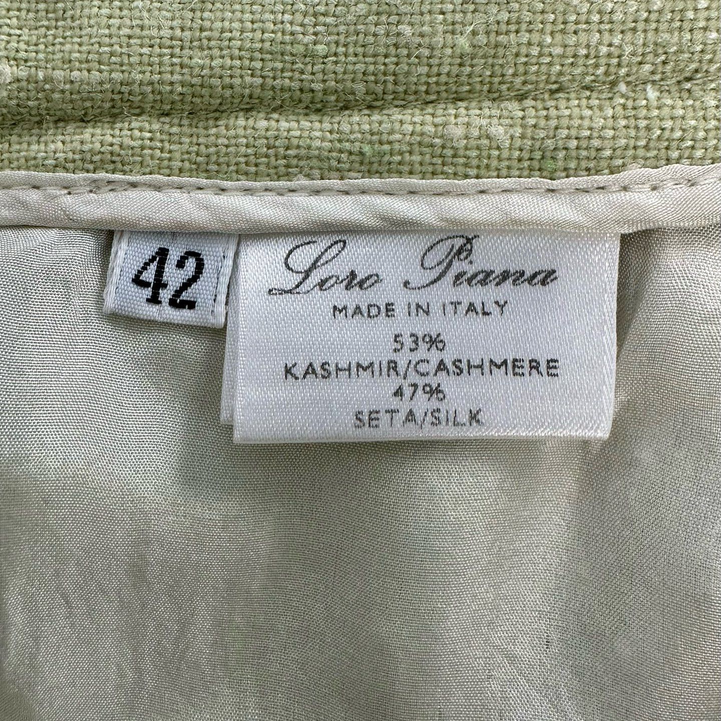 Loro Piana Loro Piana Cashmere Silk Trousers Size 42 Size 28" / US 6 / IT 42 - 4 Thumbnail