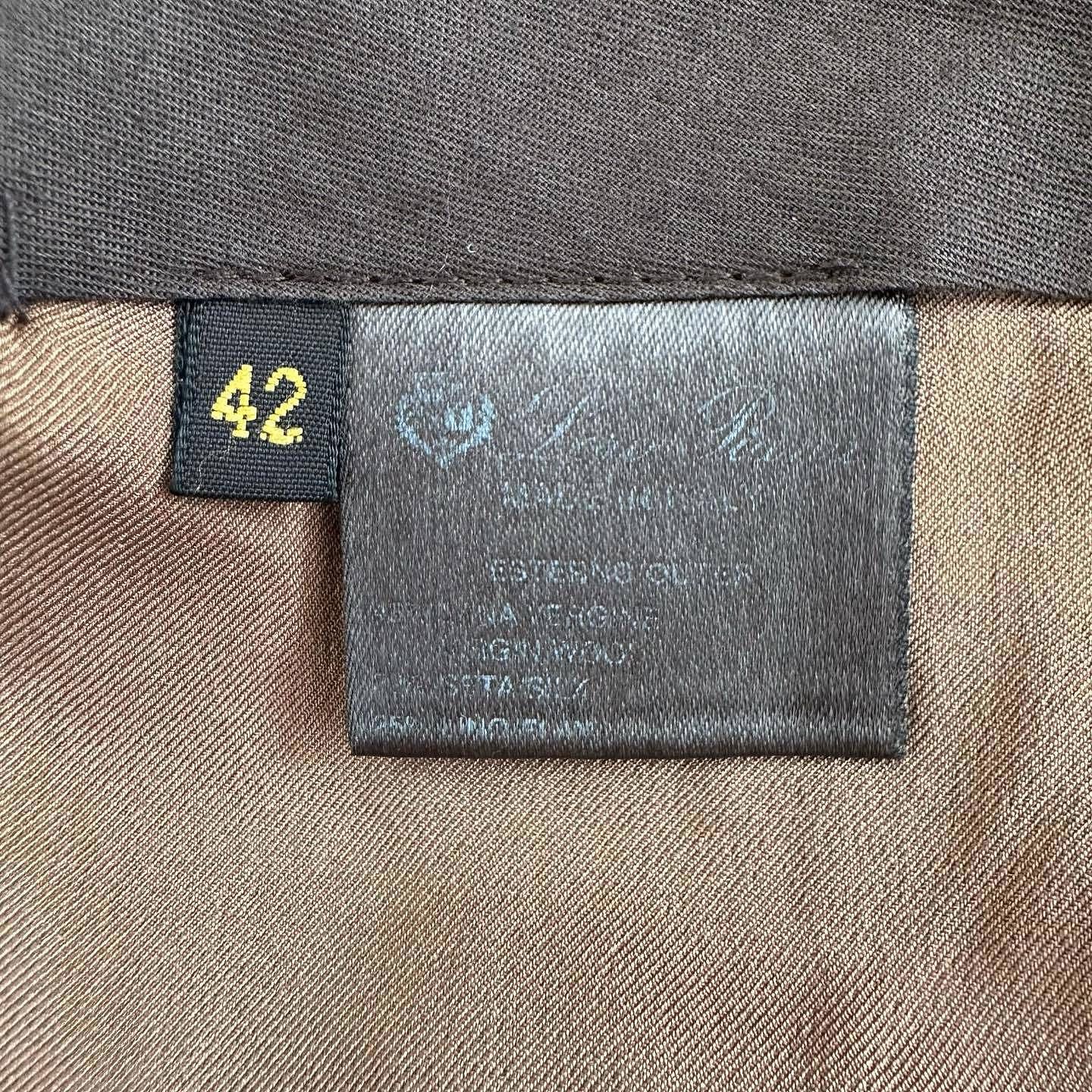 Loro Piana Loro Piana Brown Silk Blend Pants Size 42 Size 28" / US 6 / IT 42 - 4 Thumbnail