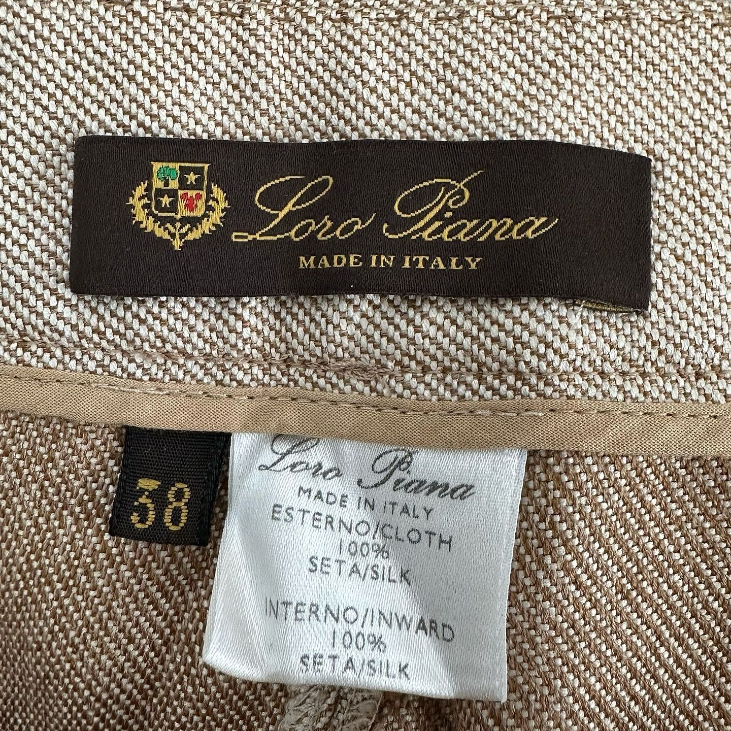 Loro Piana Loro Piana 100% Silk Trousers Size 38 Size 26" / US 2 / IT 38 - 3 Thumbnail