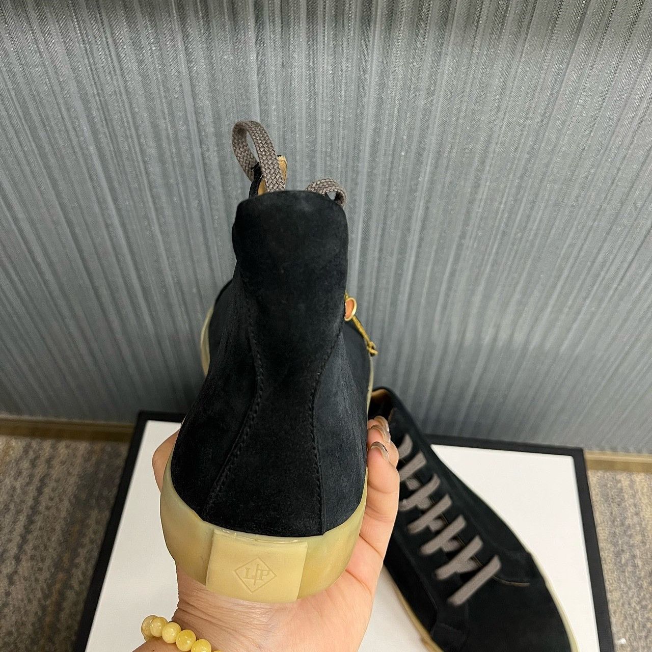 Loro Piana Loro Piana Suede Hi-Top Sneakers Size 7.5 Size US 7.5 / EU 40-41 - 9 Thumbnail