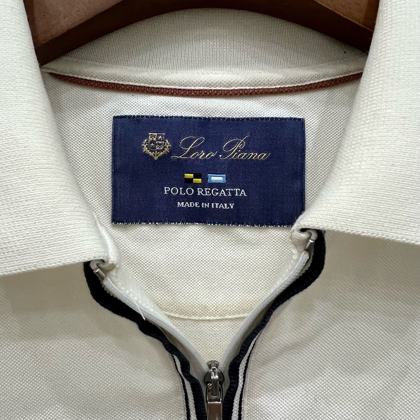 Loro Piana Loro Piana Polo Regatta Zip Polo Shirt Size S Size US S / EU 44-46 / 1 - 3 Thumbnail
