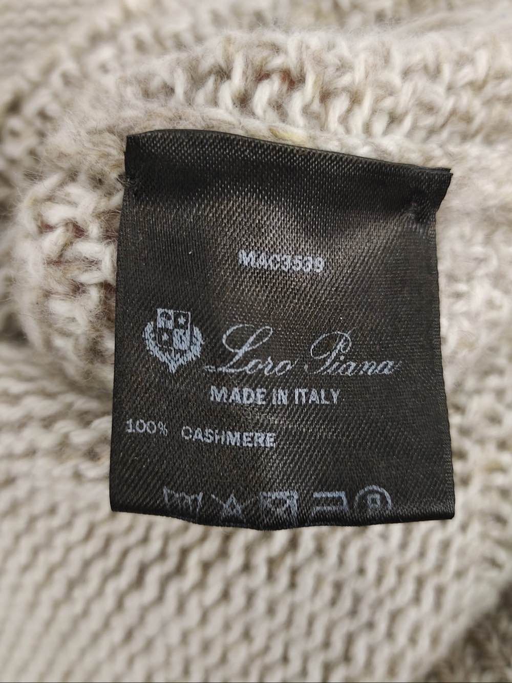 Loro Piana Loro Piana Cashmere Diamond Knit Turtleneck Sweater 38 Size XS / US 0-2 / IT 36-38 - 4 Thumbnail