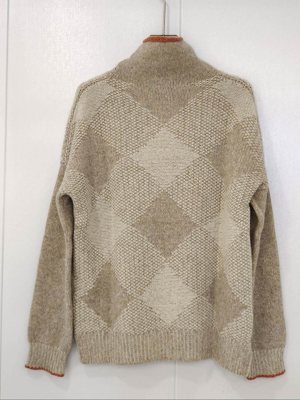 Loro Piana Loro Piana Cashmere Diamond Knit Turtleneck Sweater 38 Size XS / US 0-2 / IT 36-38 - 2 Thumbnail