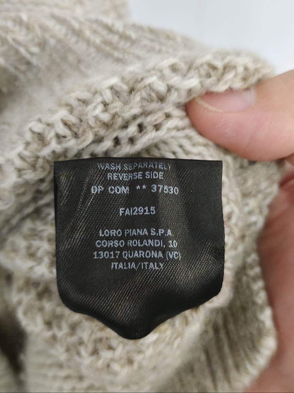 Loro Piana Loro Piana Cashmere Diamond Knit Turtleneck Sweater 38 Size XS / US 0-2 / IT 36-38 - 5 Thumbnail