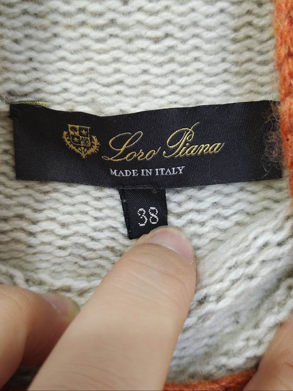 Loro Piana Loro Piana Cashmere Diamond Knit Turtleneck Sweater 38 Size XS / US 0-2 / IT 36-38 - 3 Thumbnail