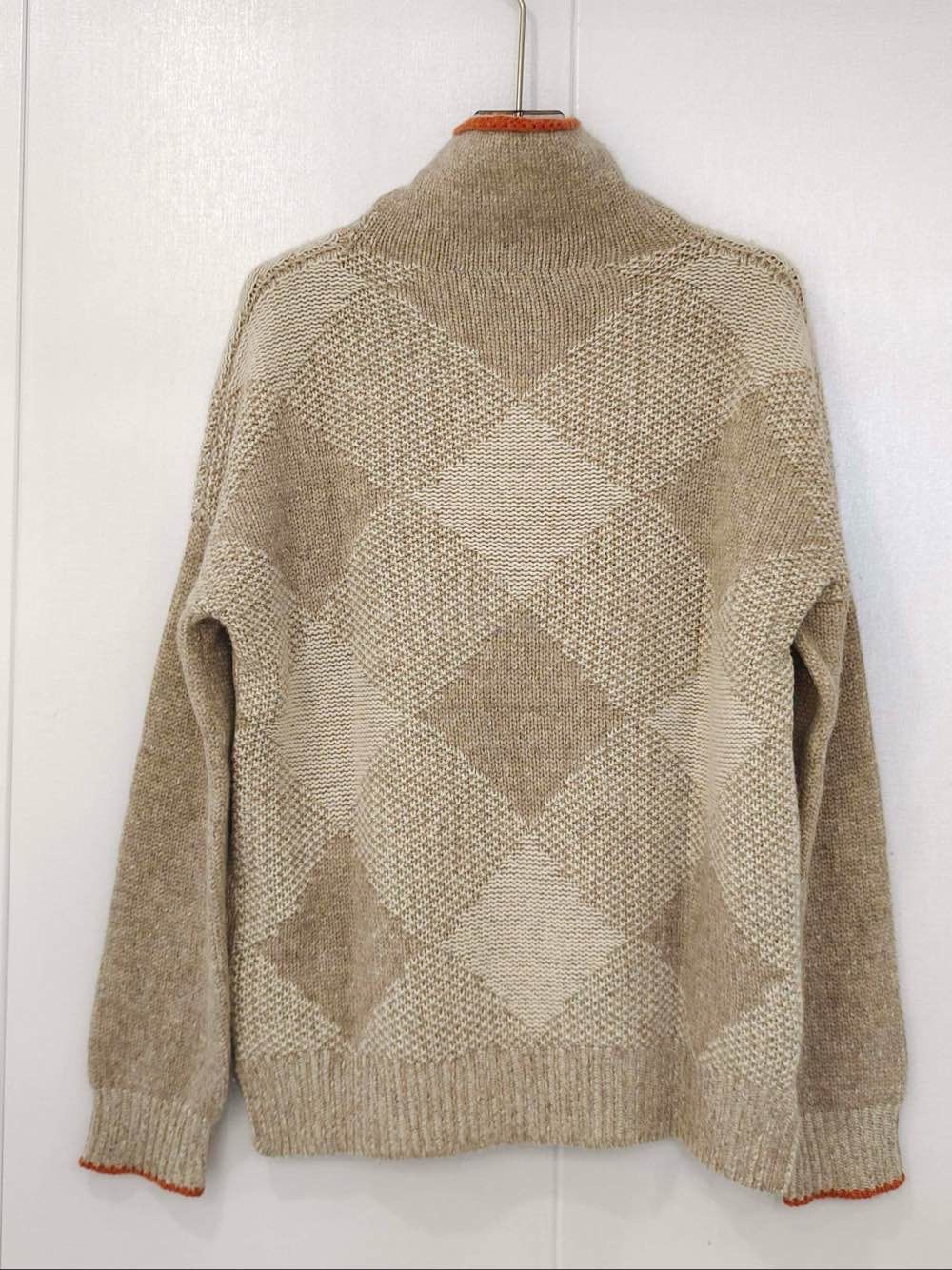 Loro Piana Loro Piana Argyle Cashmere Turtleneck Sweater Size 38 Size XS / US 0-2 / IT 36-38 - 2 Thumbnail