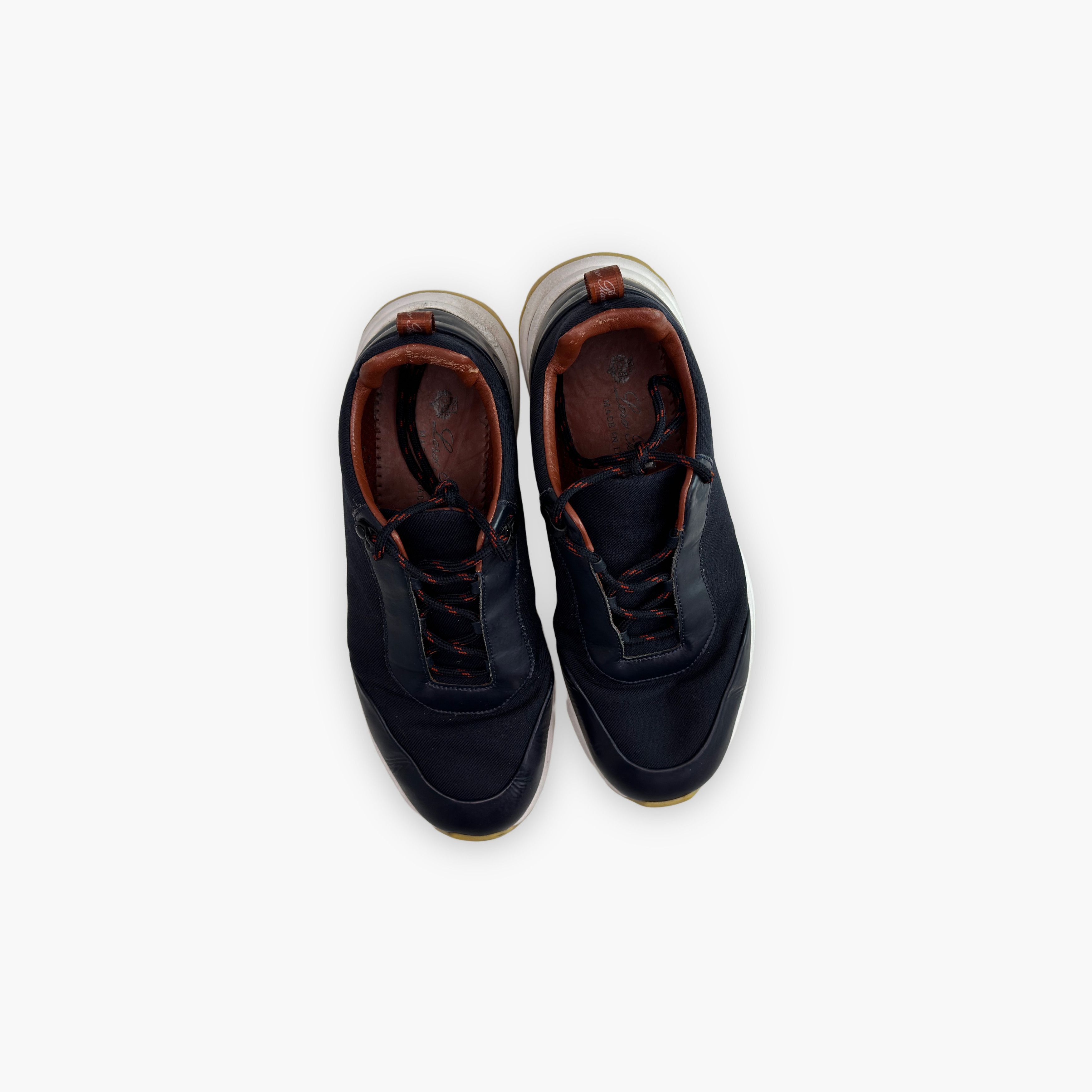 Loro Piana Loro Piana Blue Fabric Low-Top Sneakers US 7 / EU 40 Size US 7 / EU 40 - 9 Thumbnail