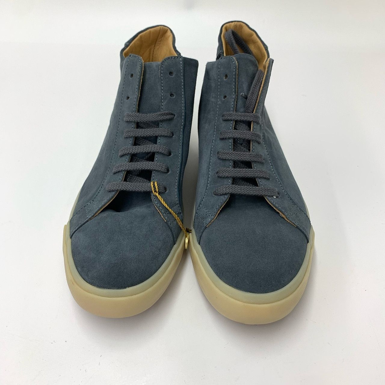 Loro Piana Loro Piana Blue Suede Hi-Top Sneakers Size 8 Size US 8 / EU 41 - 2 Thumbnail
