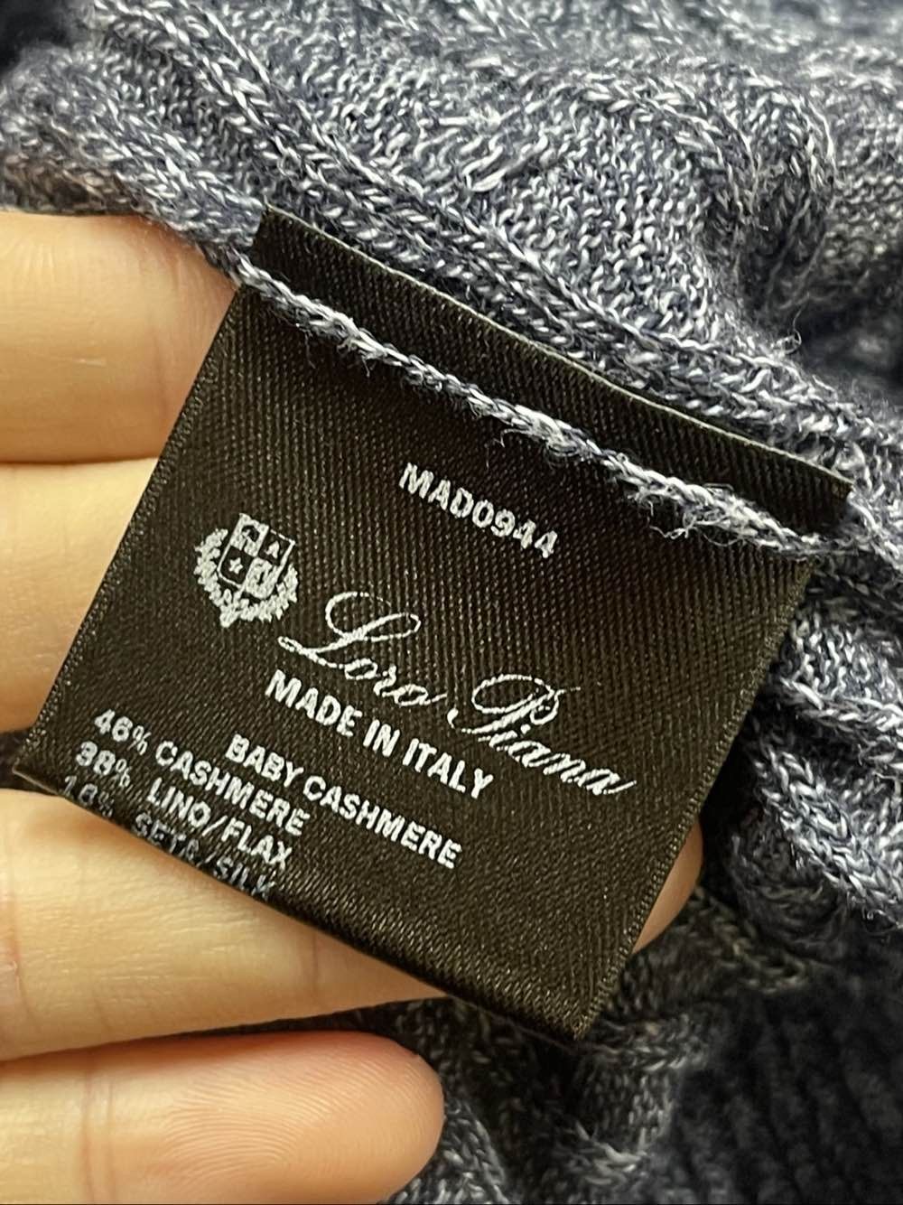 Loro Piana Loro Piana Baby Cashmere Blend Zip-up Sweater Size 48 Size US M / EU 48-50 / 2 - 4 Thumbnail