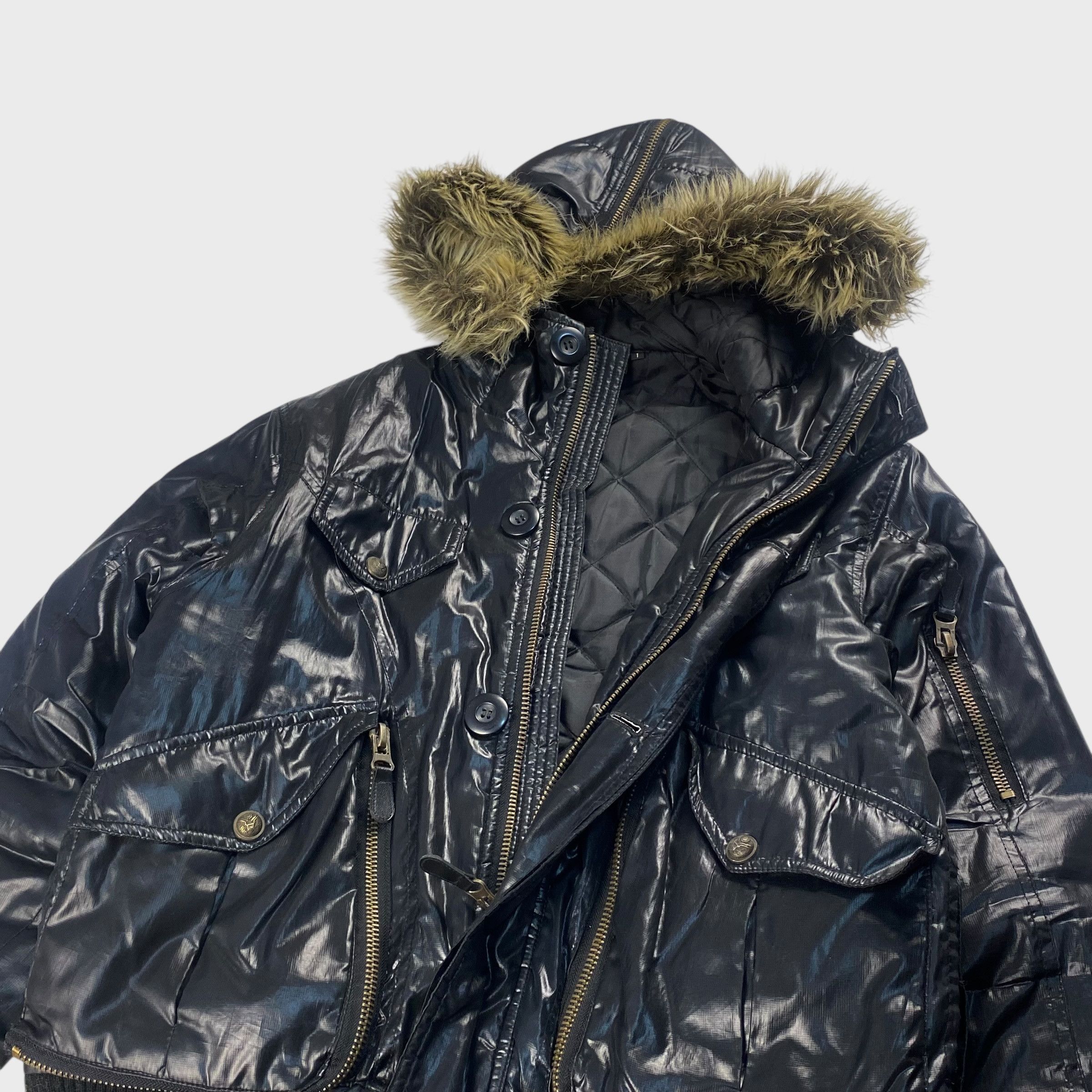 Vintage IGNITION Jacket Black Size S Size US S / EU 44-46 / 1 - 5 Thumbnail