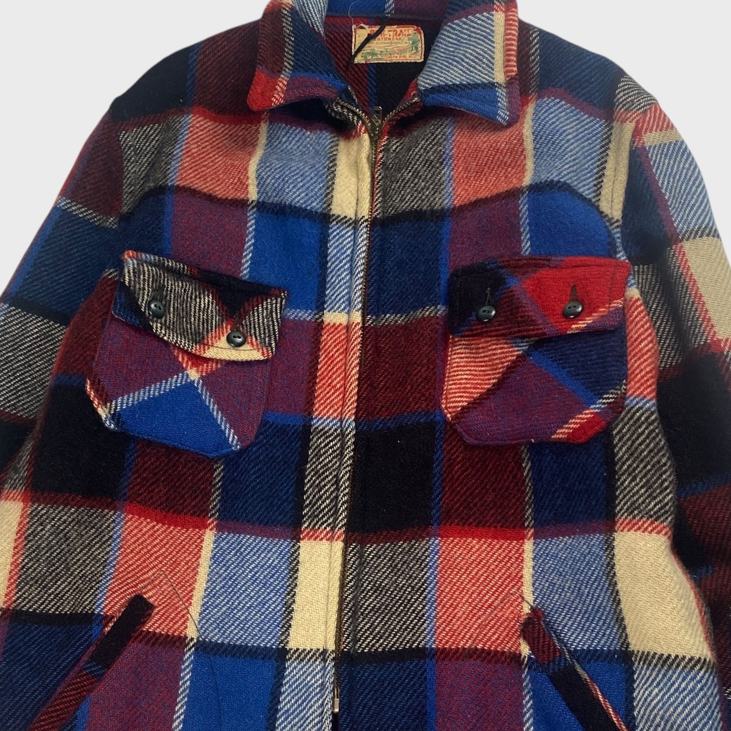 Vintage NORTH TRAIL 50s Wool Jacket Size S Size US S / EU 44-46 / 1 - 5 Thumbnail
