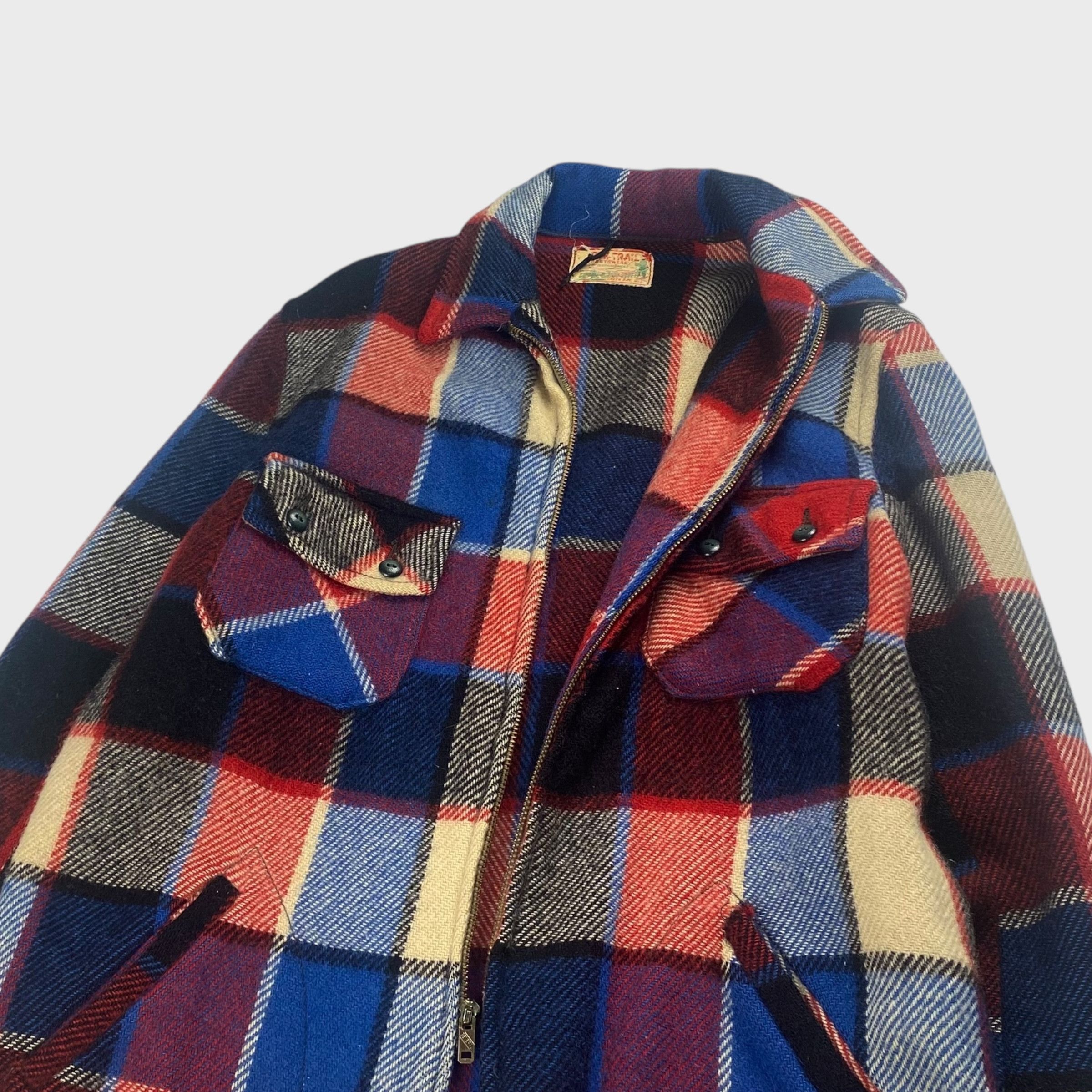 Vintage NORTH TRAIL 50s Wool Jacket Size S Size US S / EU 44-46 / 1 - 3 Thumbnail