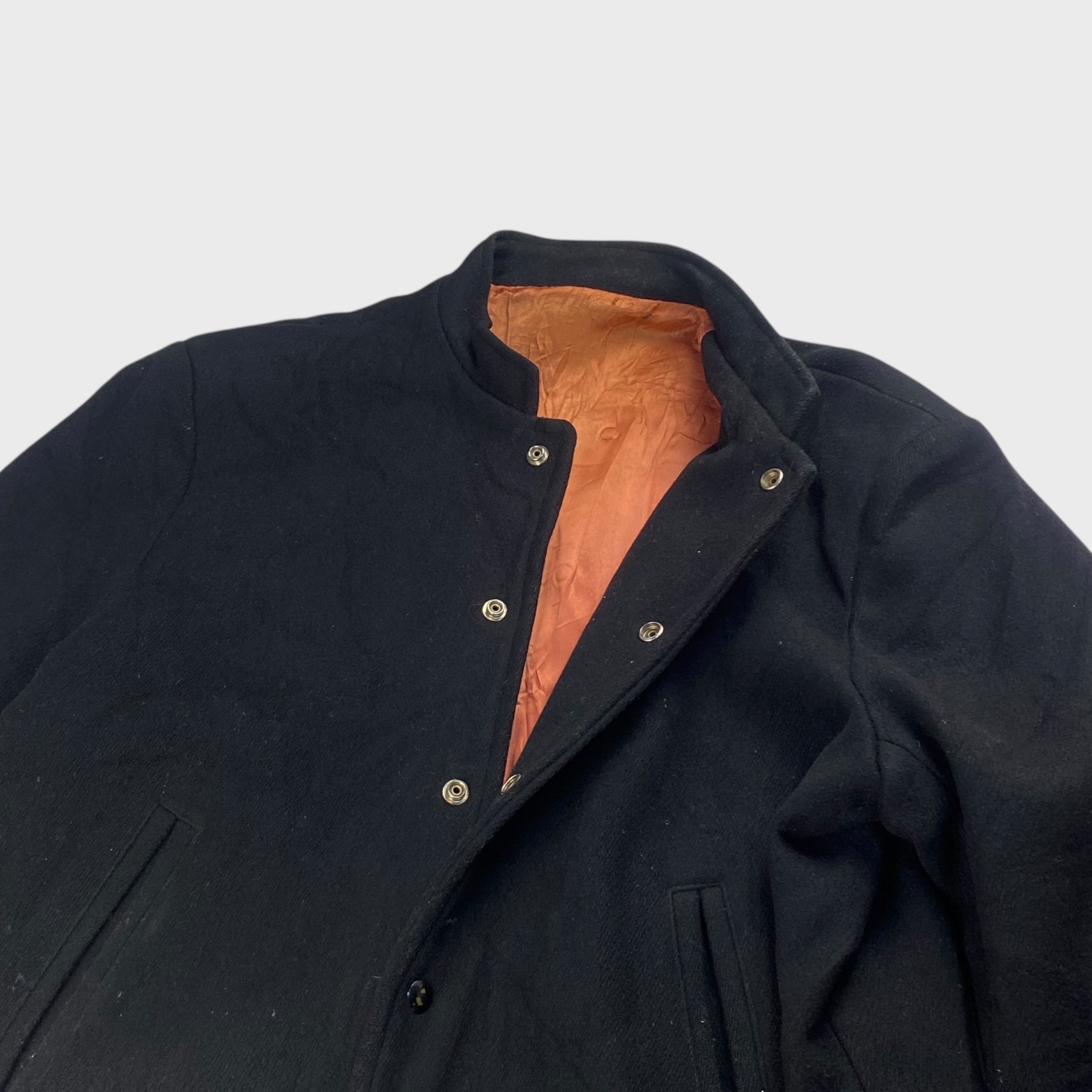 Vintage UNITED CARR Wool Jacket Black Size L Size US L / EU 52-54 / 3 - 4 Thumbnail