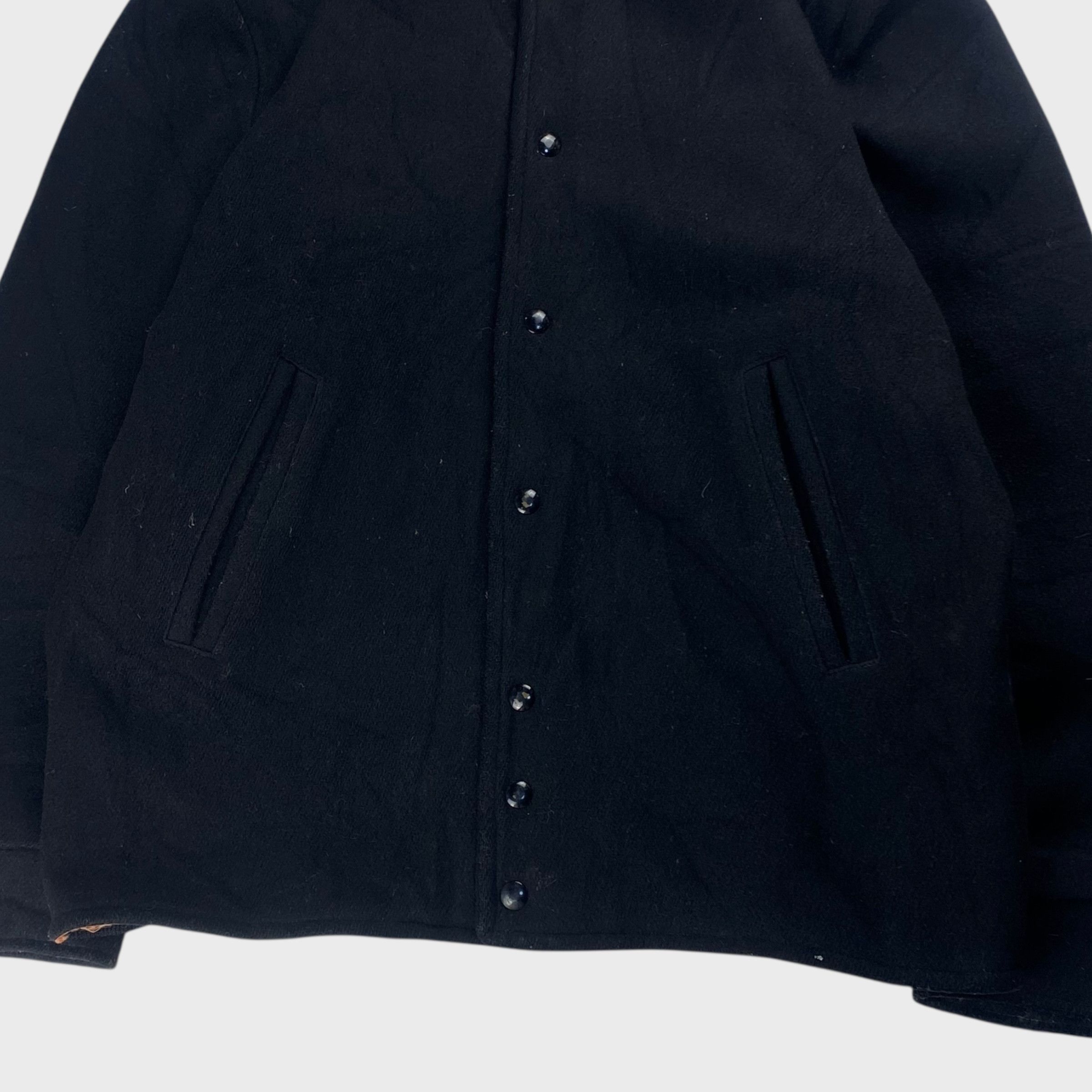 Vintage UNITED CARR Wool Jacket Black Size L Size US L / EU 52-54 / 3 - 5 Thumbnail