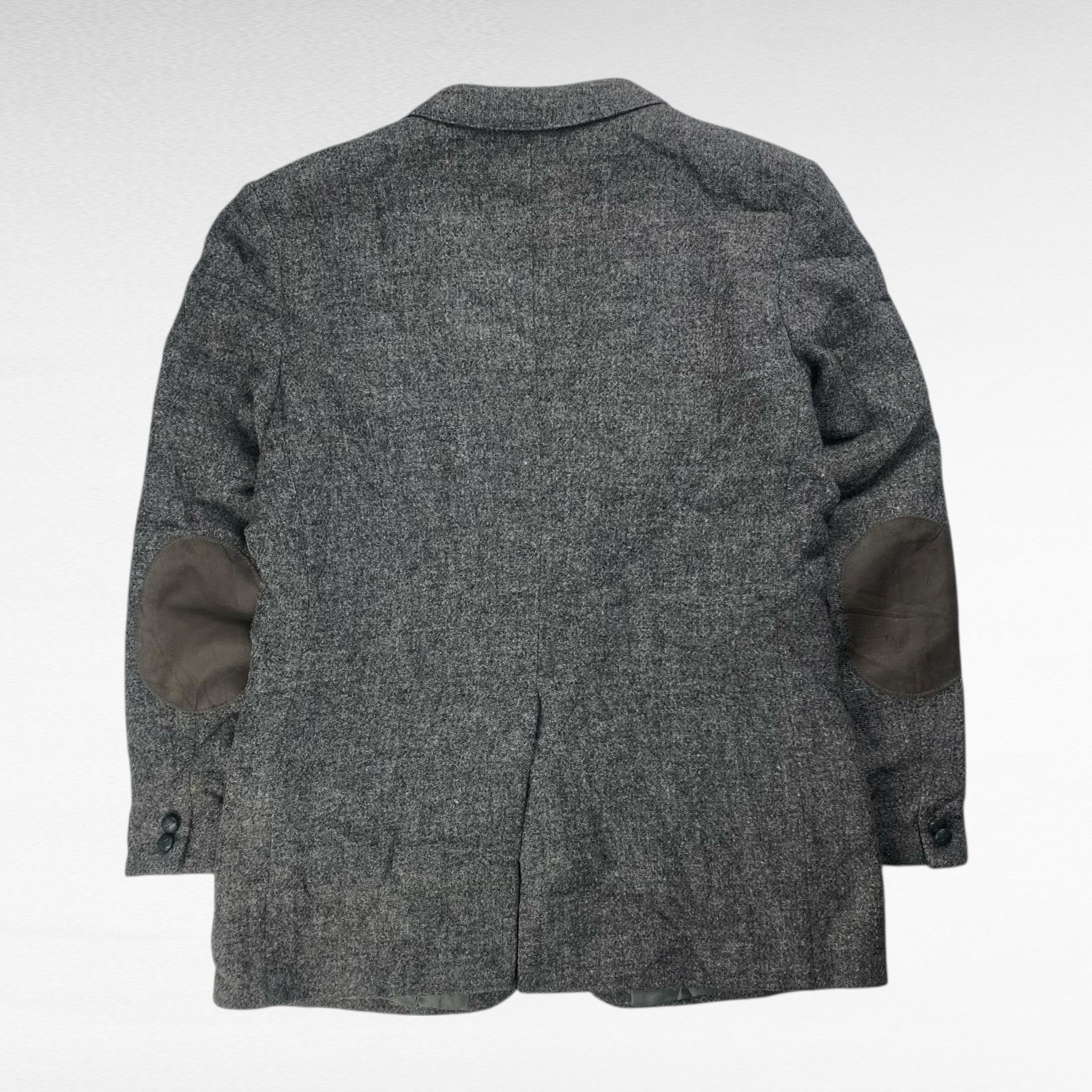 Harris Tweed Harris Tweed Wool Tailored Jacket Gray Size M Size US M / EU 48-50 / 2 - 2 Thumbnail