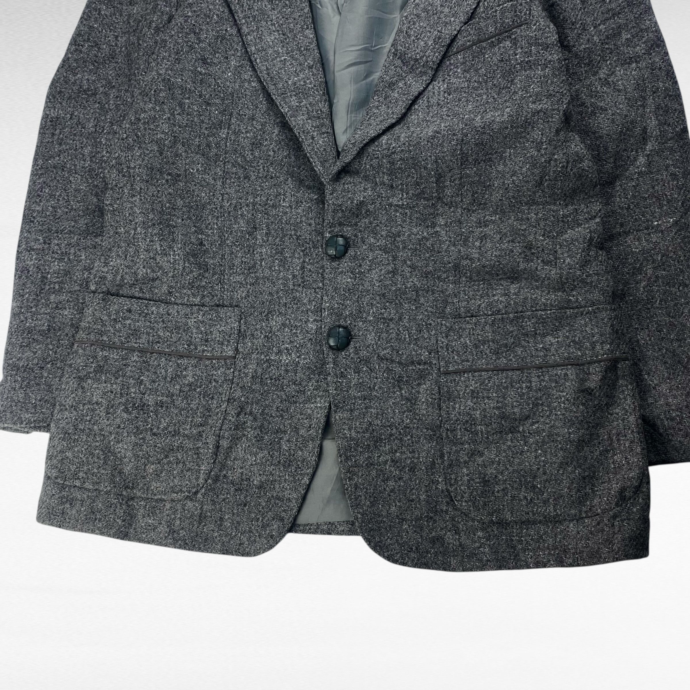Harris Tweed Harris Tweed Wool Tailored Jacket Gray Size M Size US M / EU 48-50 / 2 - 5 Thumbnail