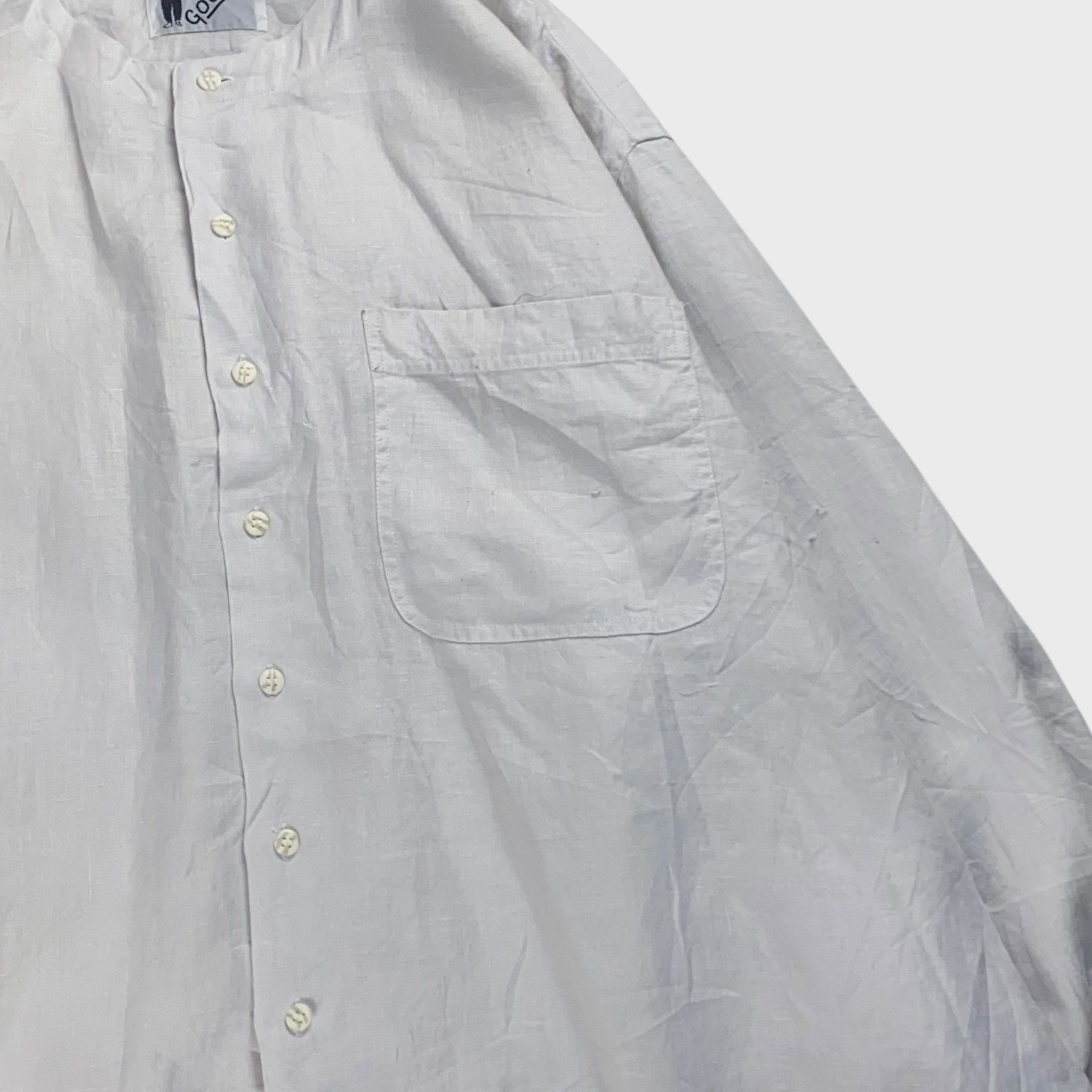 Vintage GOOUCH 90s Shirt White Size L Size US L / EU 52-54 / 3 - 5 Thumbnail