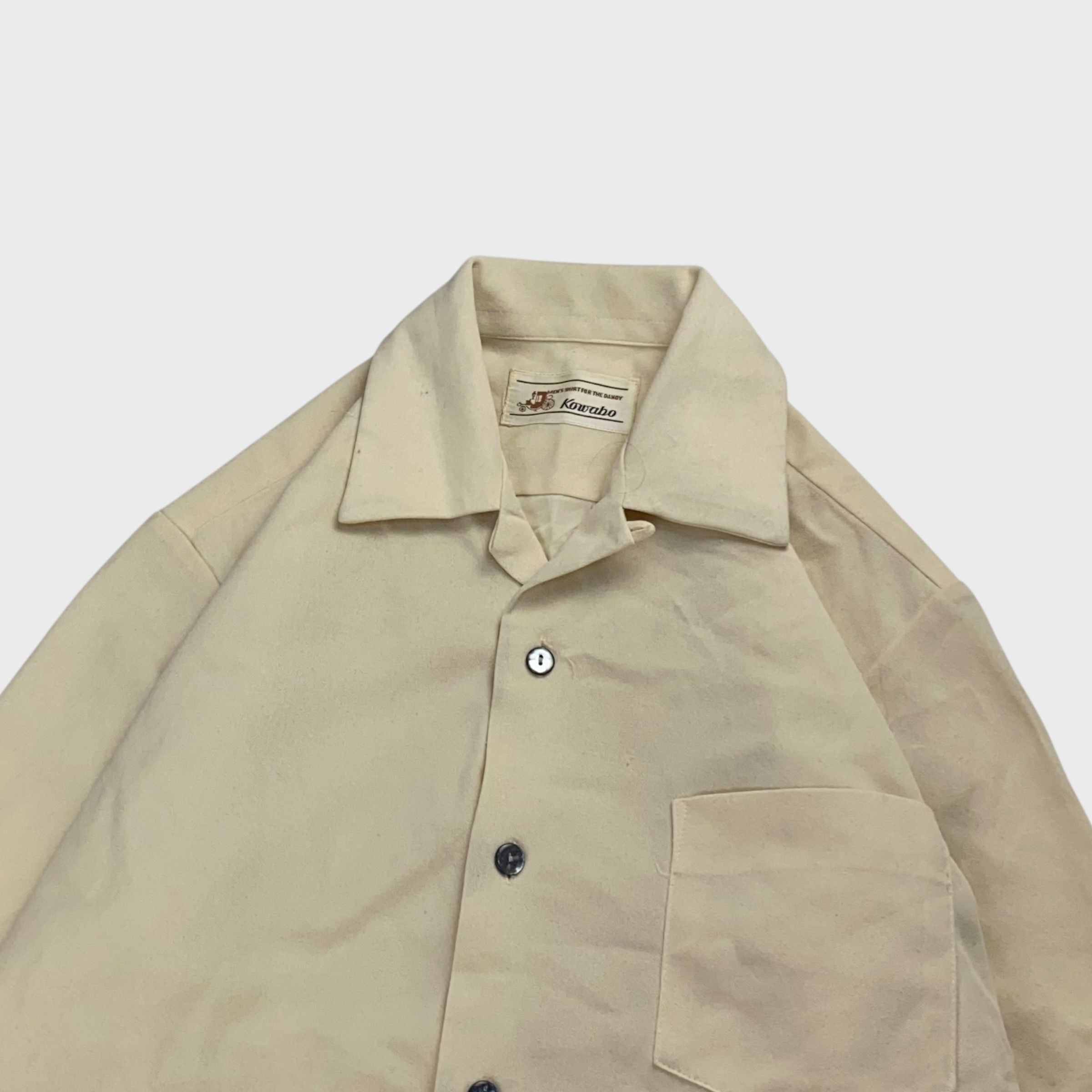 Vintage Kowabo Open Collar Shirt White Size M Size US M / EU 48-50 / 2 - 4 Thumbnail