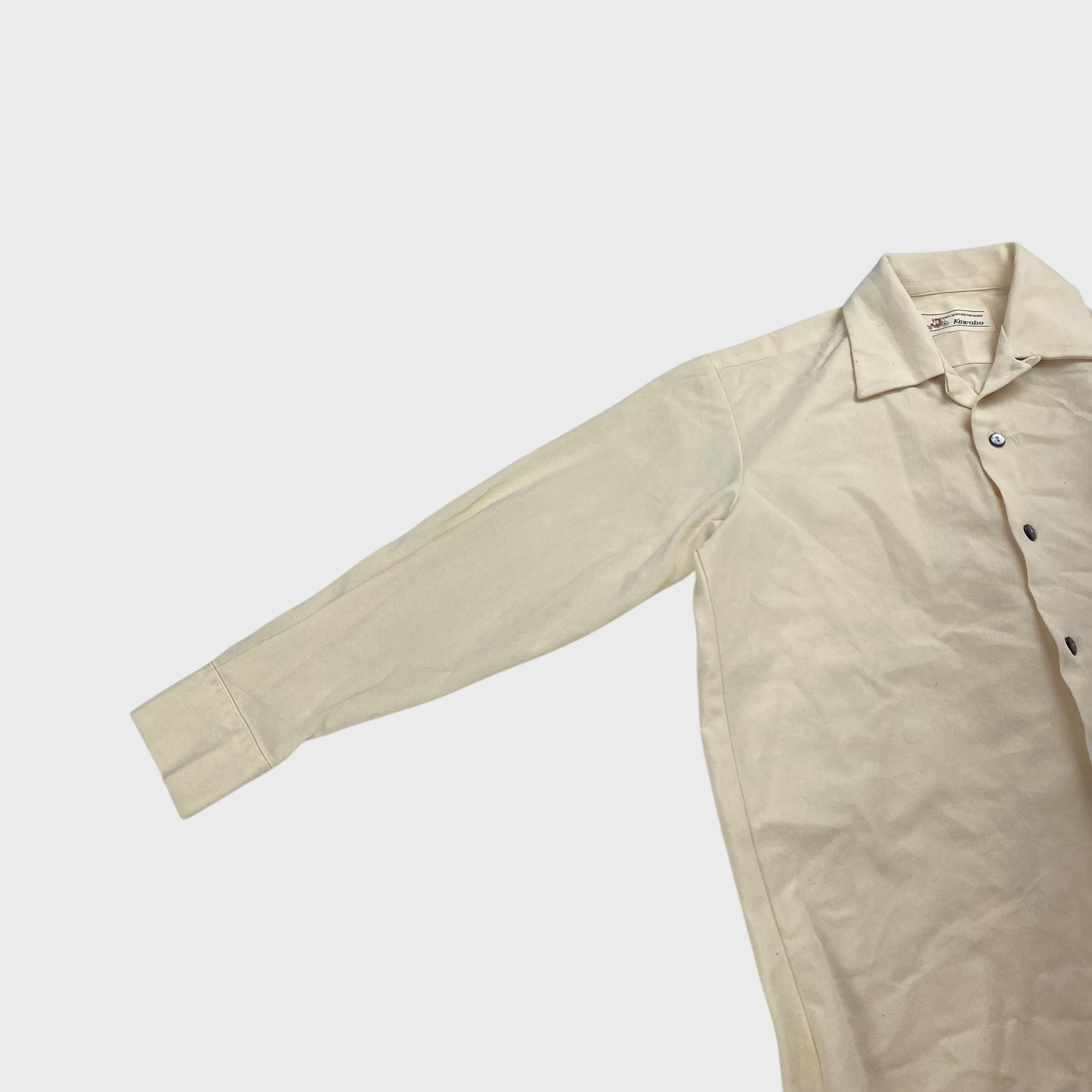 Vintage Kowabo Open Collar Shirt White Size M Size US M / EU 48-50 / 2 - 3 Thumbnail