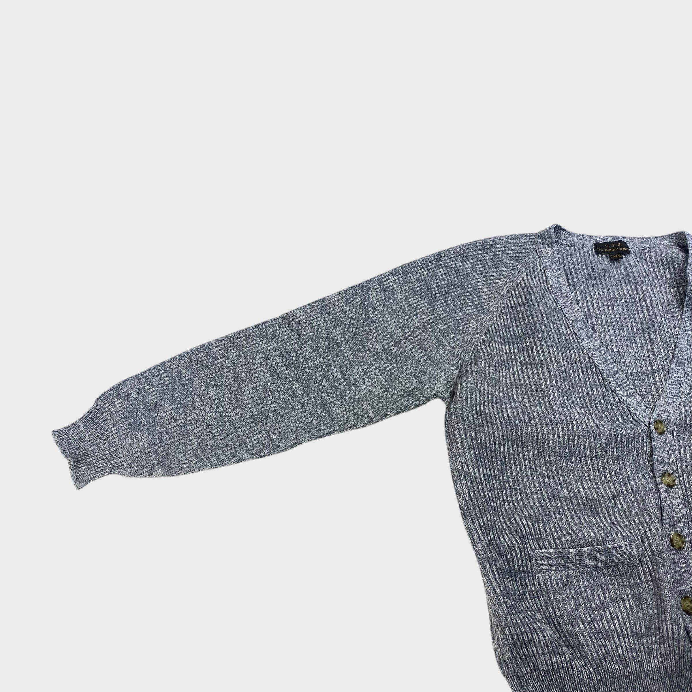 Vintage O.E.B Knit Sweater Gray Size L Size US L / EU 52-54 / 3 - 3 Thumbnail