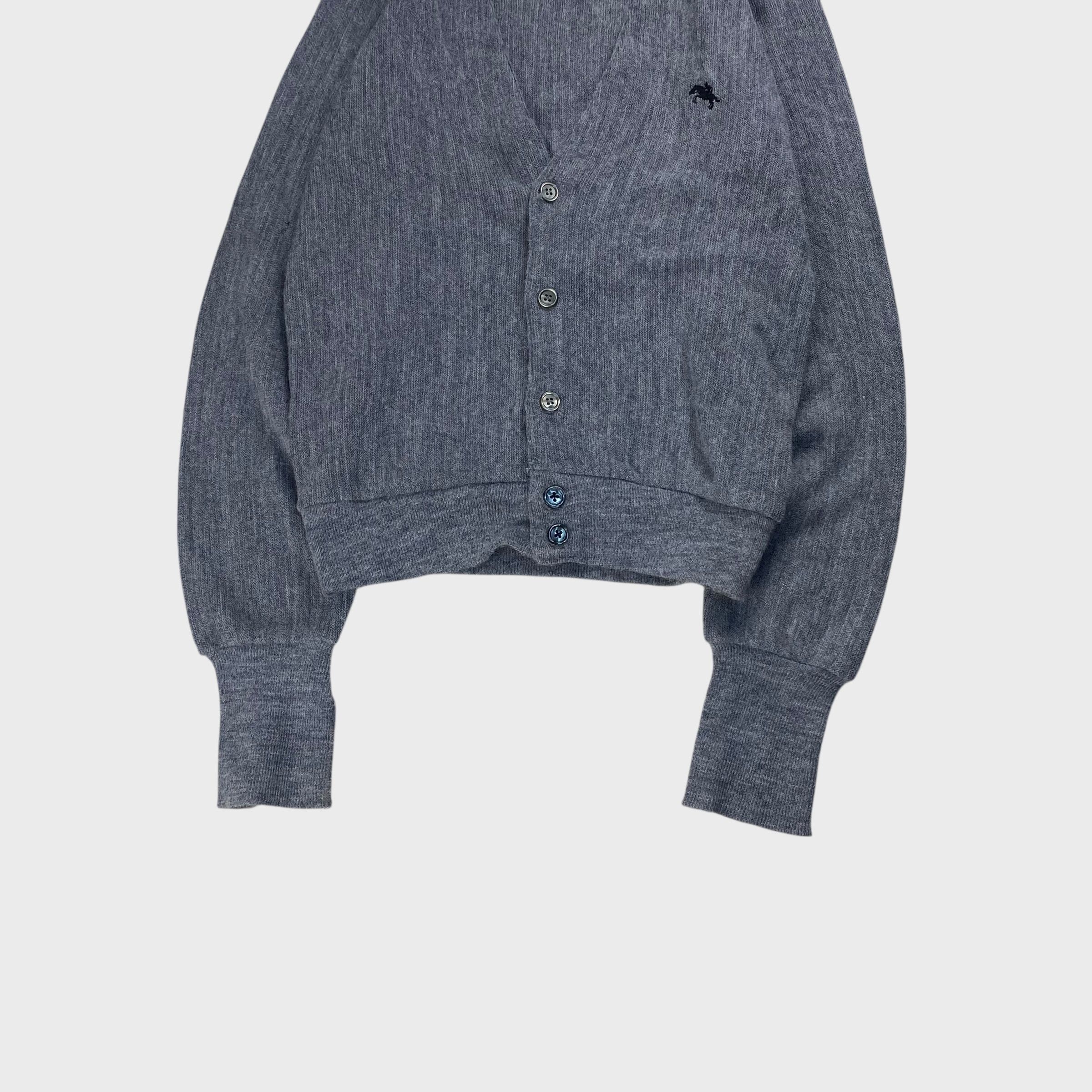 Steeplechase Steeplechase 80s Knit Sweater Gray Size S Size US S / EU 44-46 / 1 - 4 Thumbnail